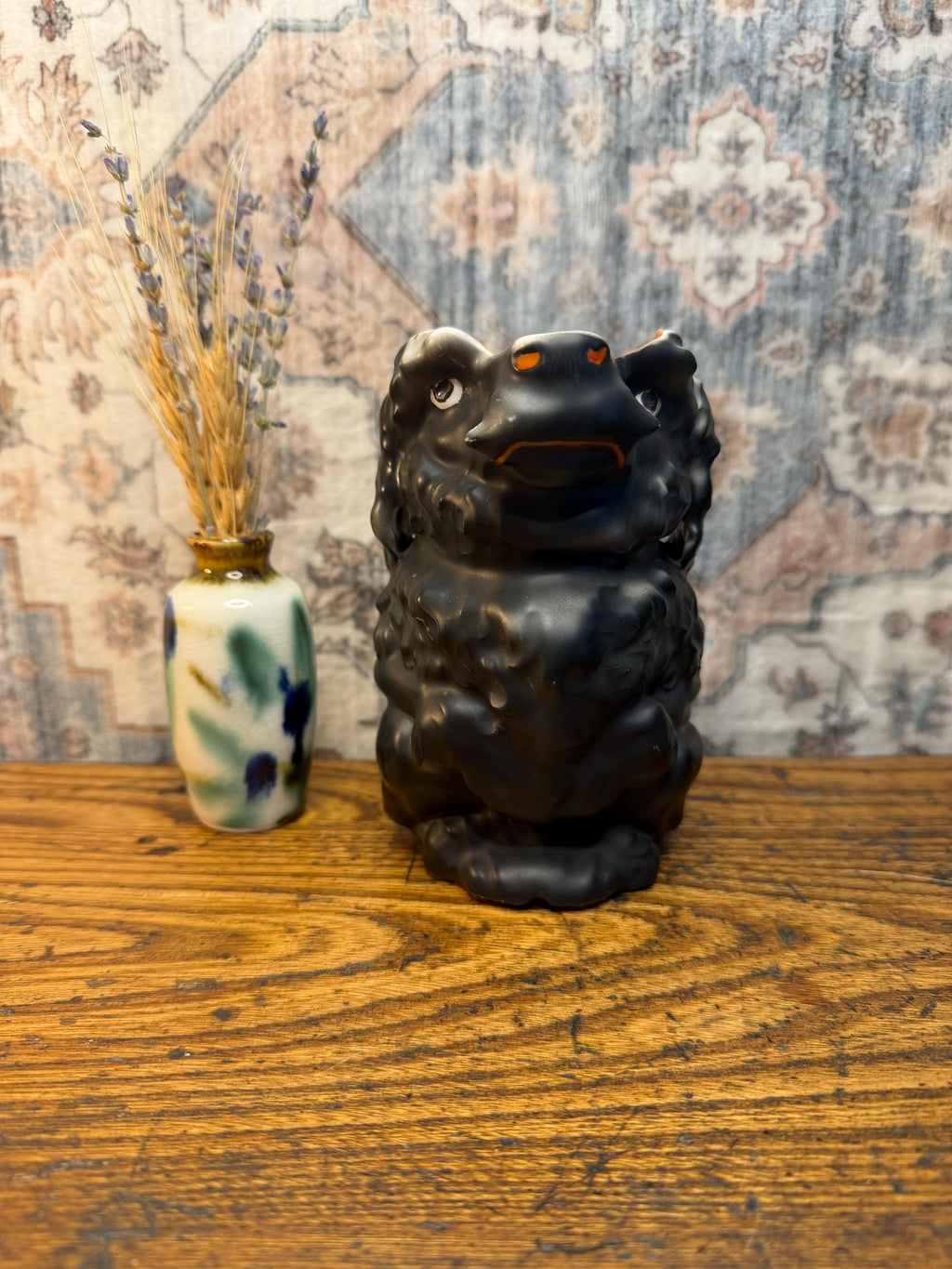 Royal Bayreuth Black Poodle Bavarian Pitcher