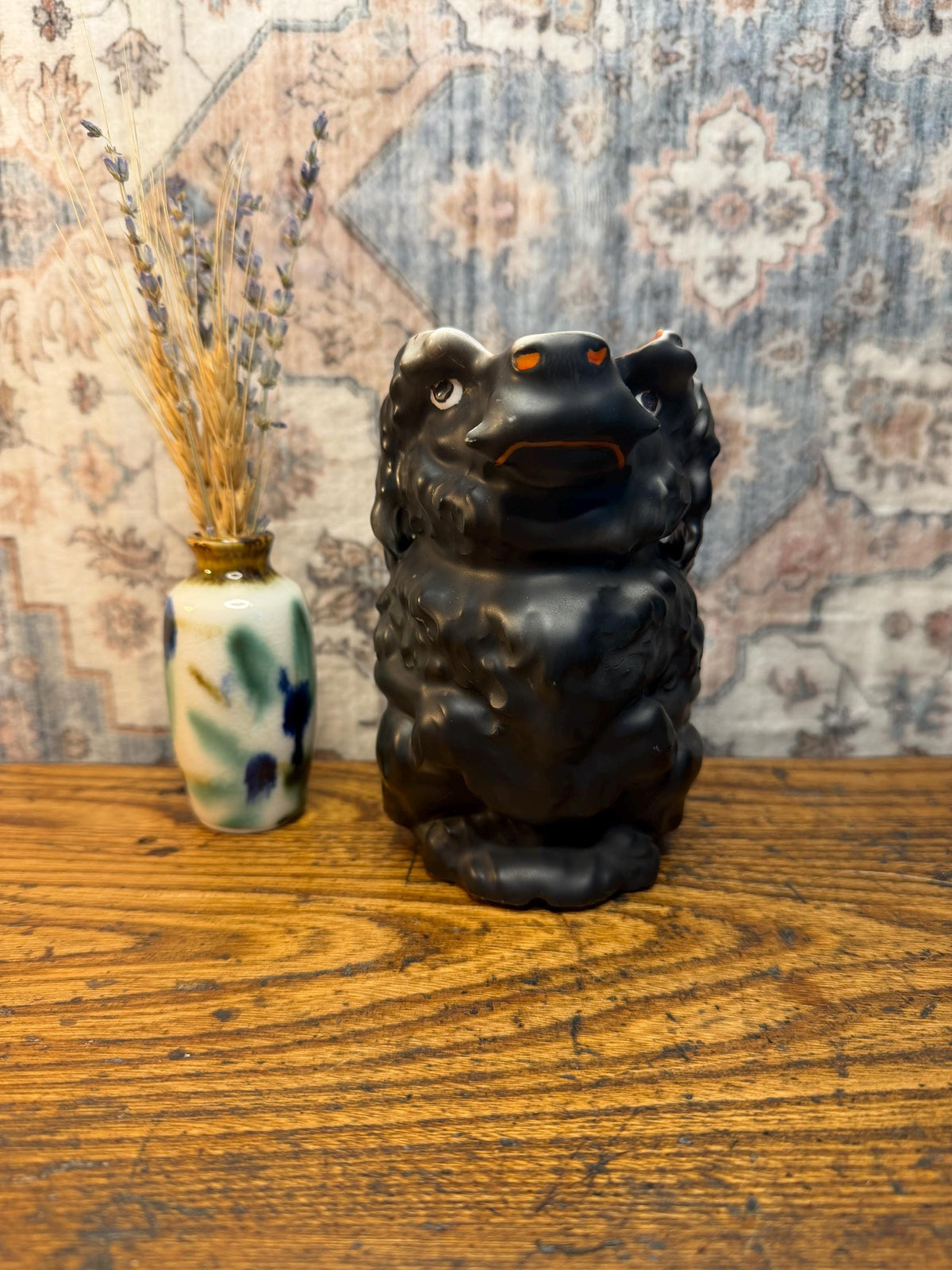 Royal Bayreuth Black Poodle Bavarian Pitcher