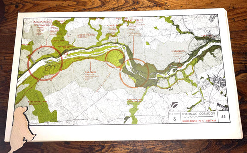 Blockhouse Point to Beltway Map | Potomac Valley, 1966
