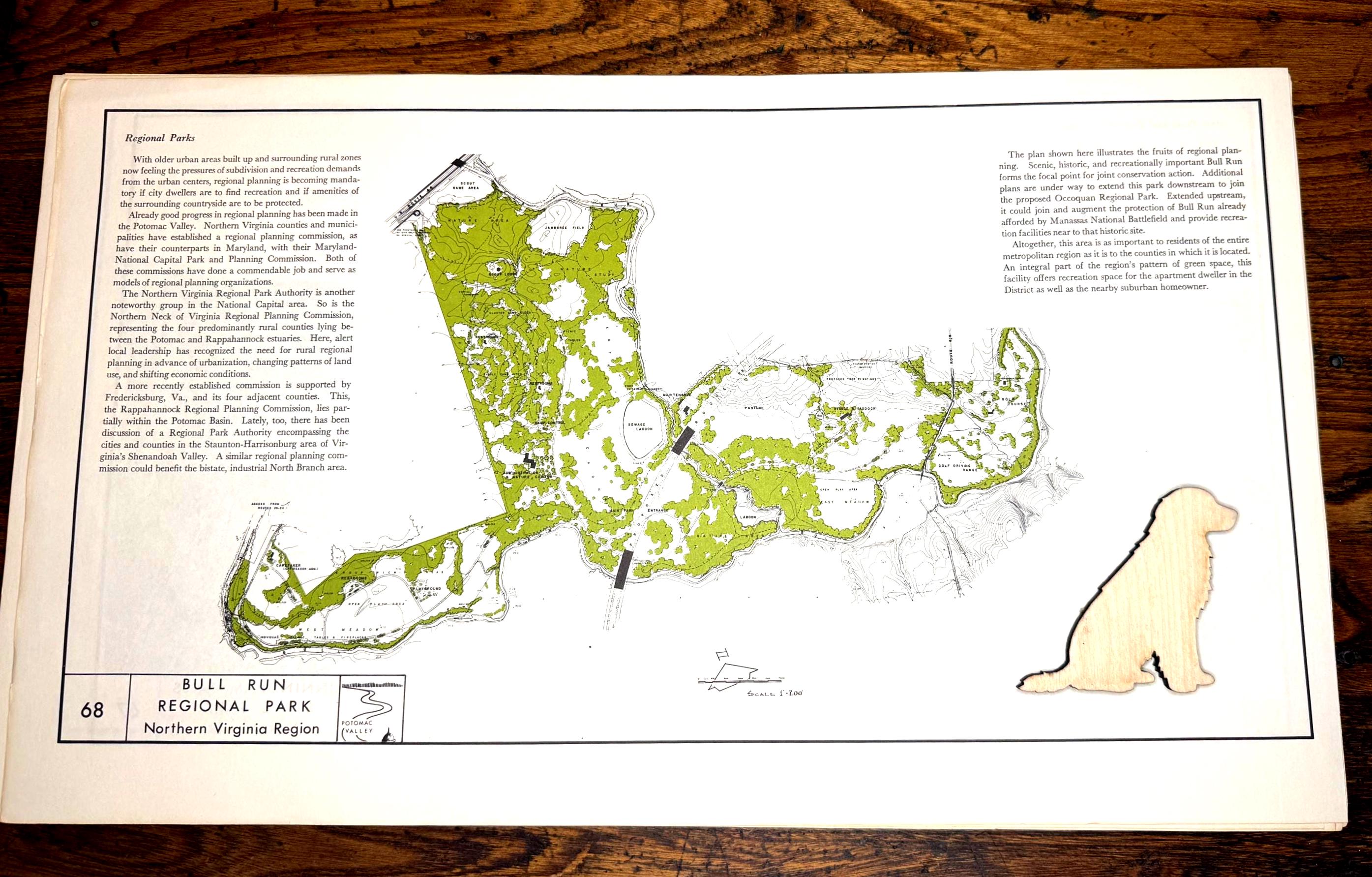 Cunningham Falls State Park & Bull Run Regional Park Maps | Potomac Valley, 1966