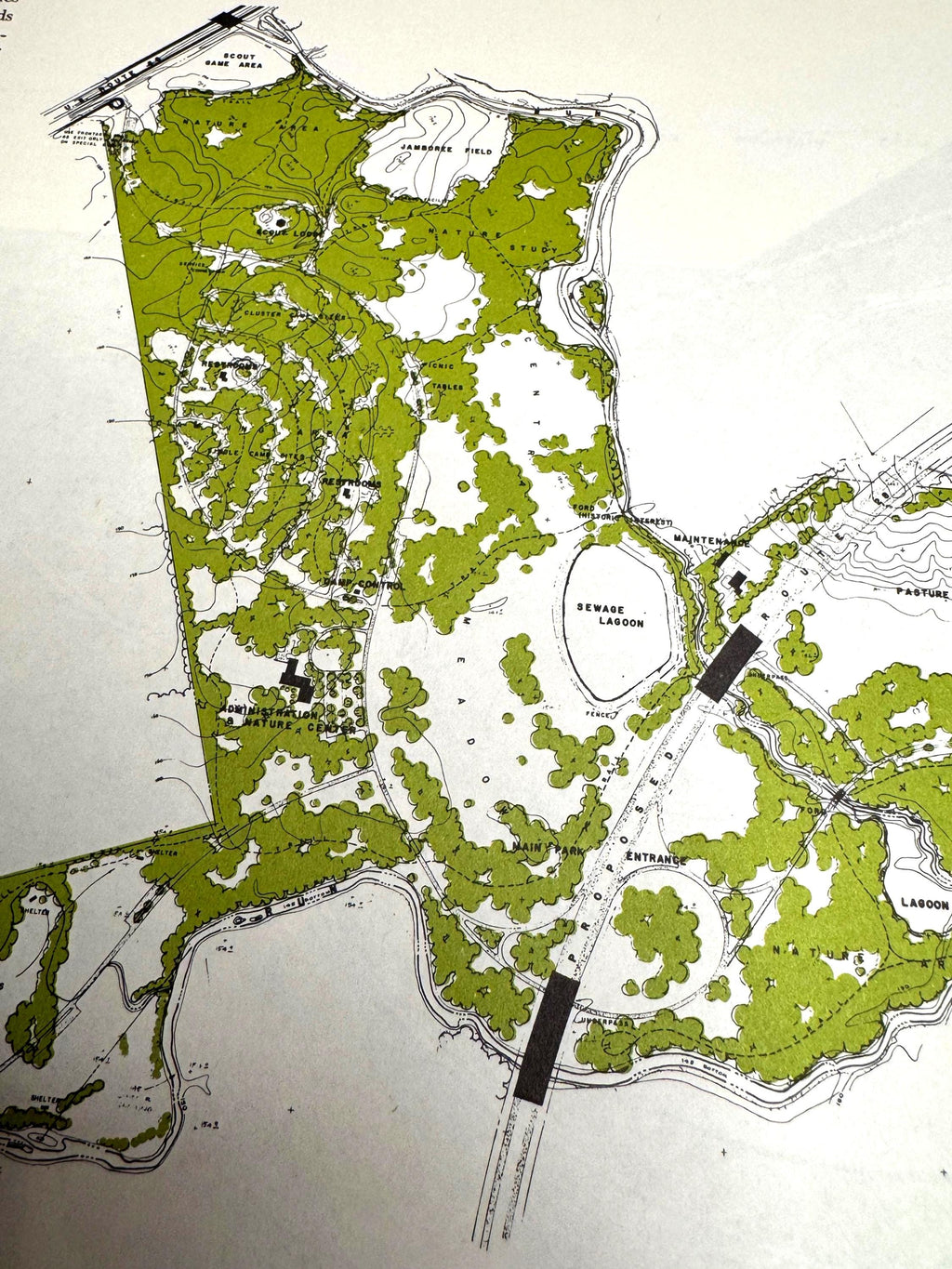 Cunningham Falls State Park & Bull Run Regional Park Maps | Potomac Valley, 1966
