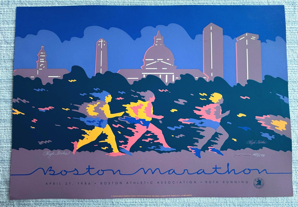 Boston Marathon – 1986 – Hugh Ricks | Silkscreen (488/500)