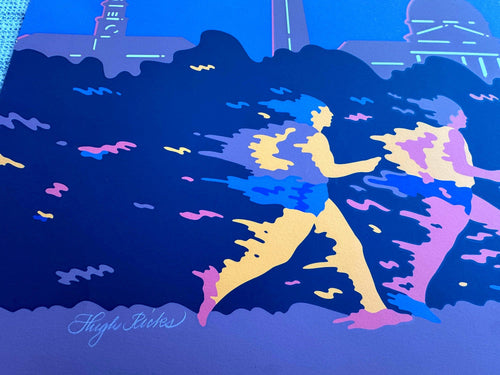 Boston Marathon – 1986 – Hugh Ricks | Silkscreen (488/500)