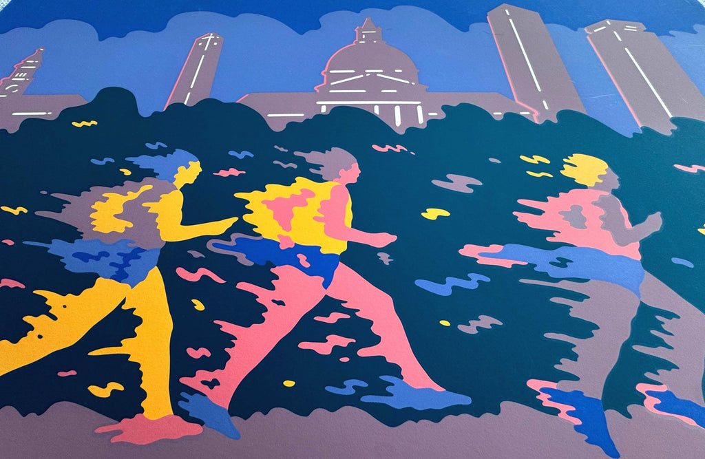 Boston Marathon – 1986 – Hugh Ricks | Silkscreen (488/500)