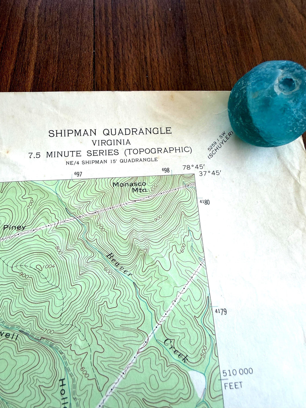 Shipman, Virginia – USGS Quadrangle Map | 1969