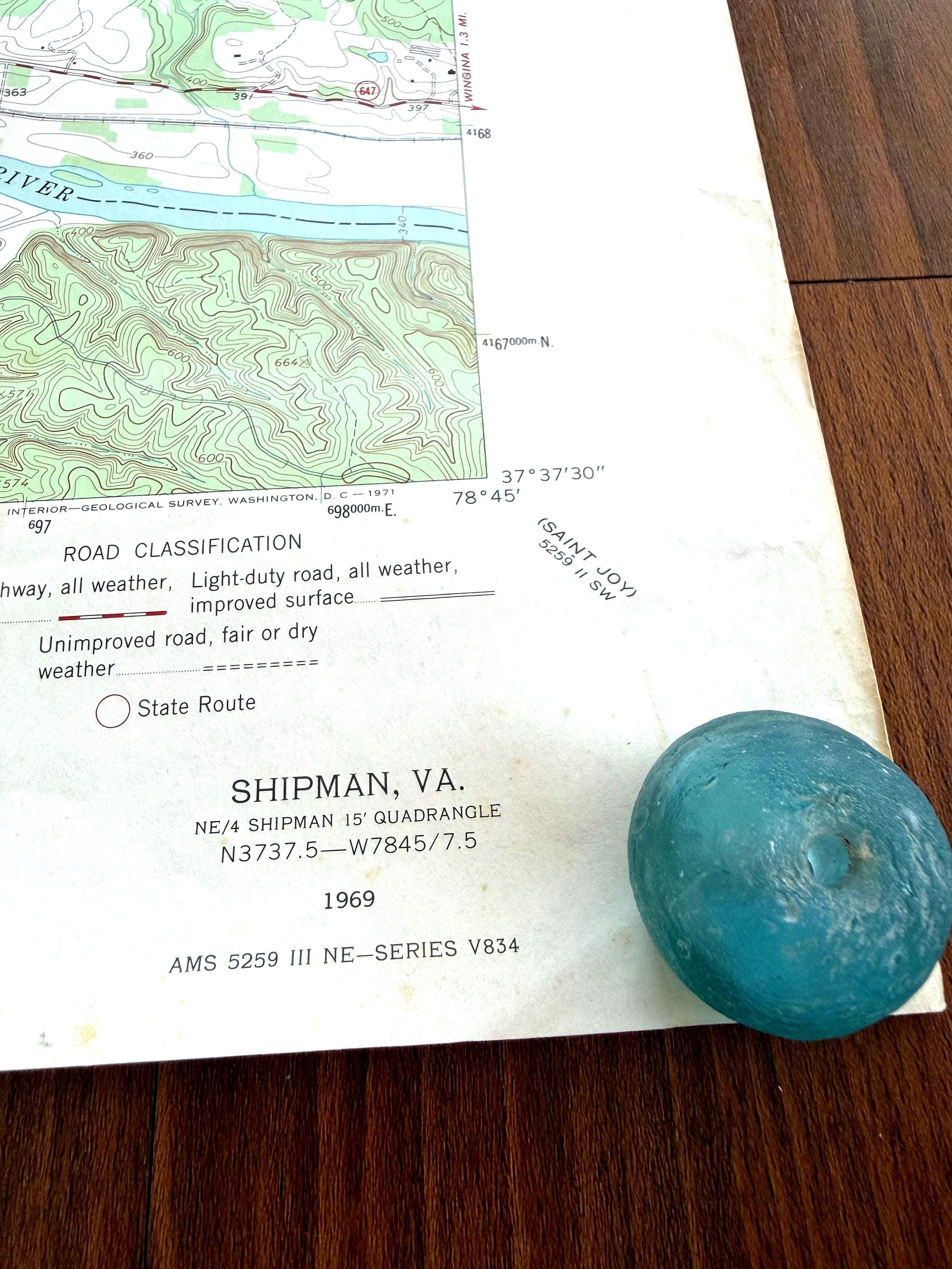 Shipman, Virginia – USGS Quadrangle Map | 1969
