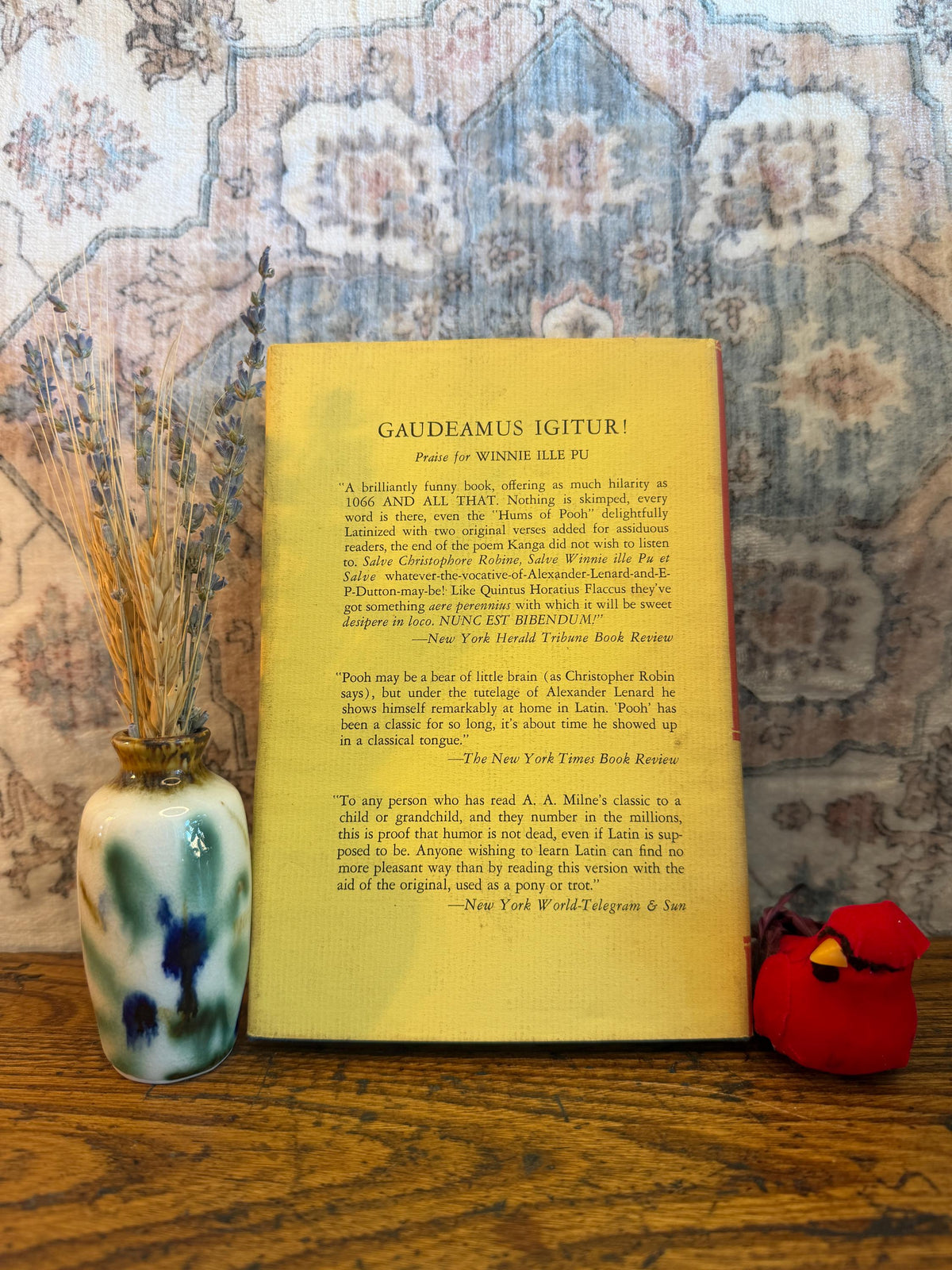 Winnie Ille Pu by A.A. Milne | 1961 Latin Edition Hardcover