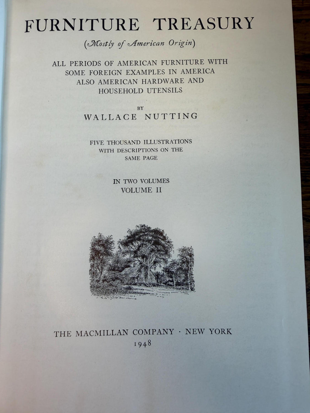 Furniture Treasury by Wallace Nutting | 1948 Two Volume Set