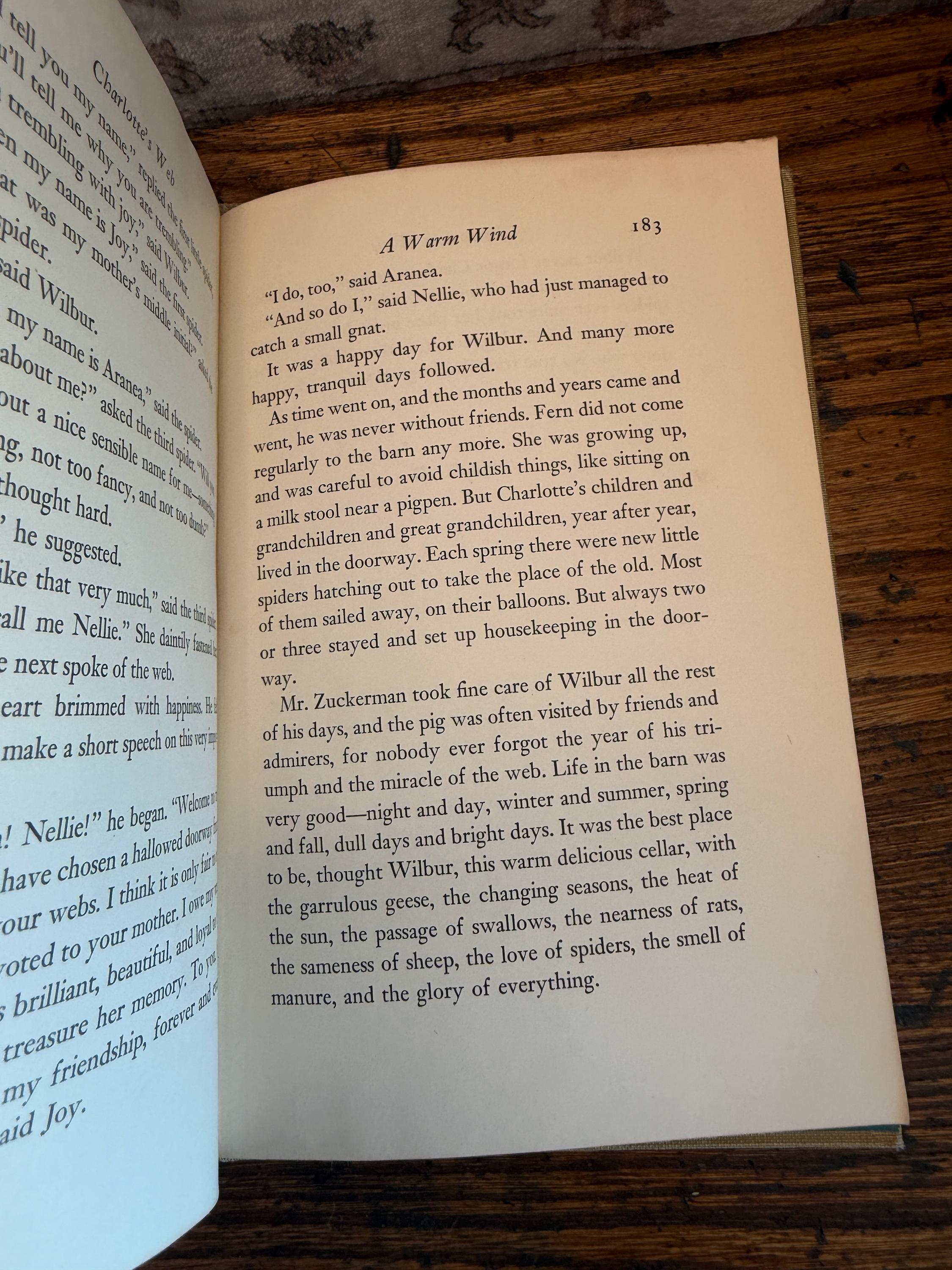 Charlotte’s Web by E.B. White | 1952 Illustrated Hardcover