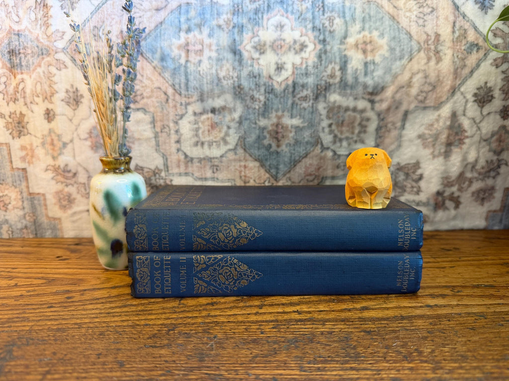 The Book of Etiquette by Lillian Eichler | 1923 Two Volume Hardcover