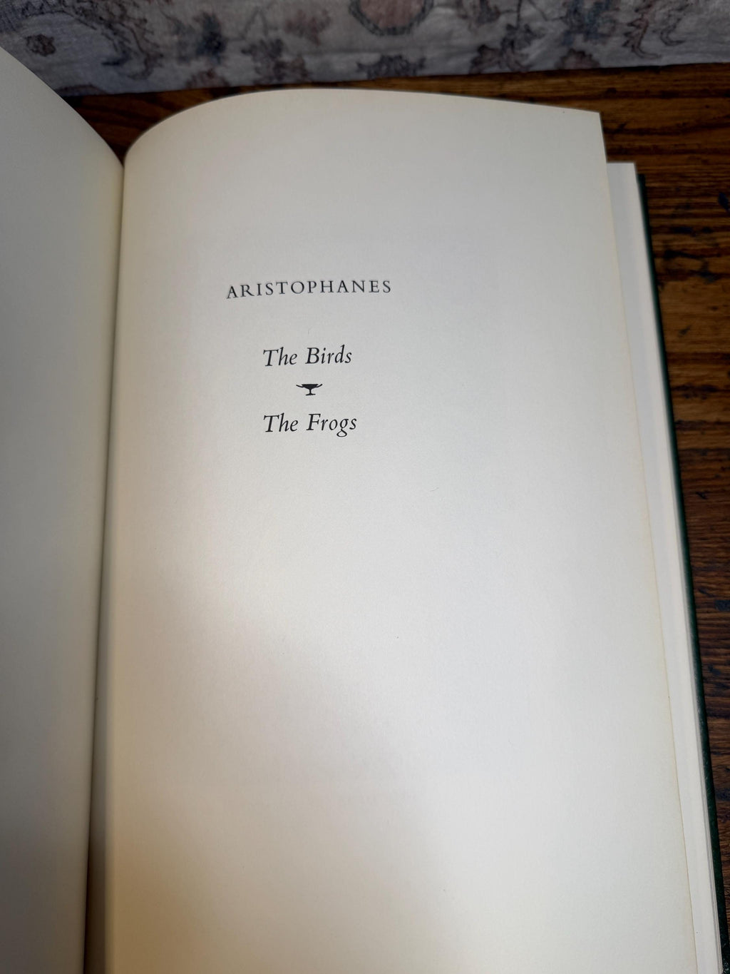 The Birds and The Frog’s by Aristophanes | Hardcover 1979