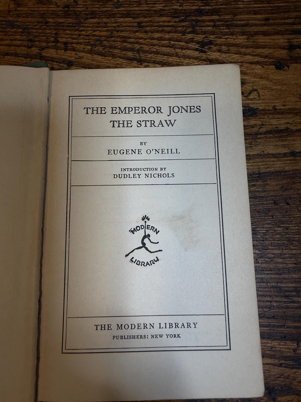 The Emperor Jones by Eugene O’Neill | 1921 Hardcover