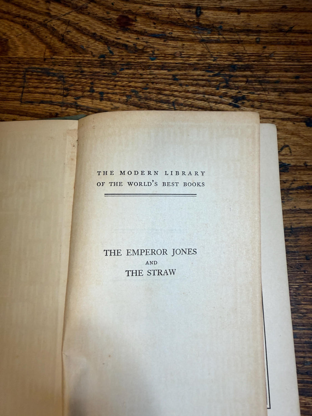 The Emperor Jones by Eugene O’Neill | 1921 Hardcover