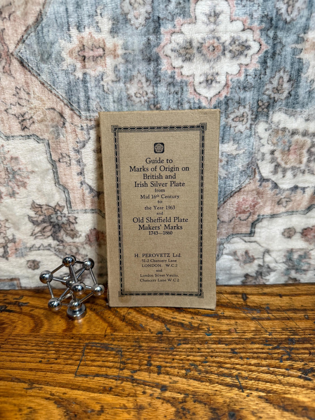Guide of the Marks of Origin on British and Irish Silver Plate by Frederick Bradbury | Hardcover 1964
