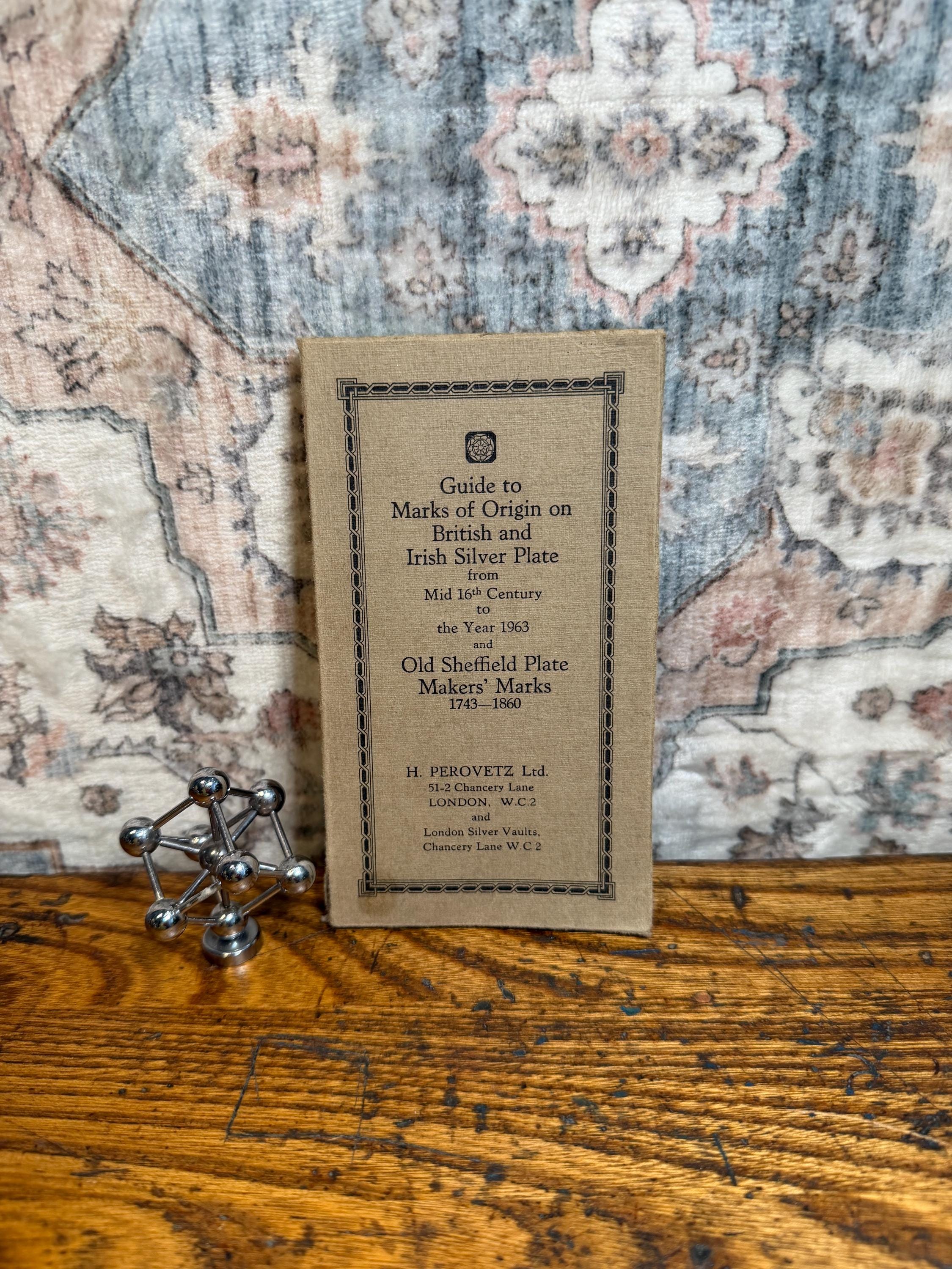 Guide of the Marks of Origin on British and Irish Silver Plate by Frederick Bradbury | Hardcover 1964