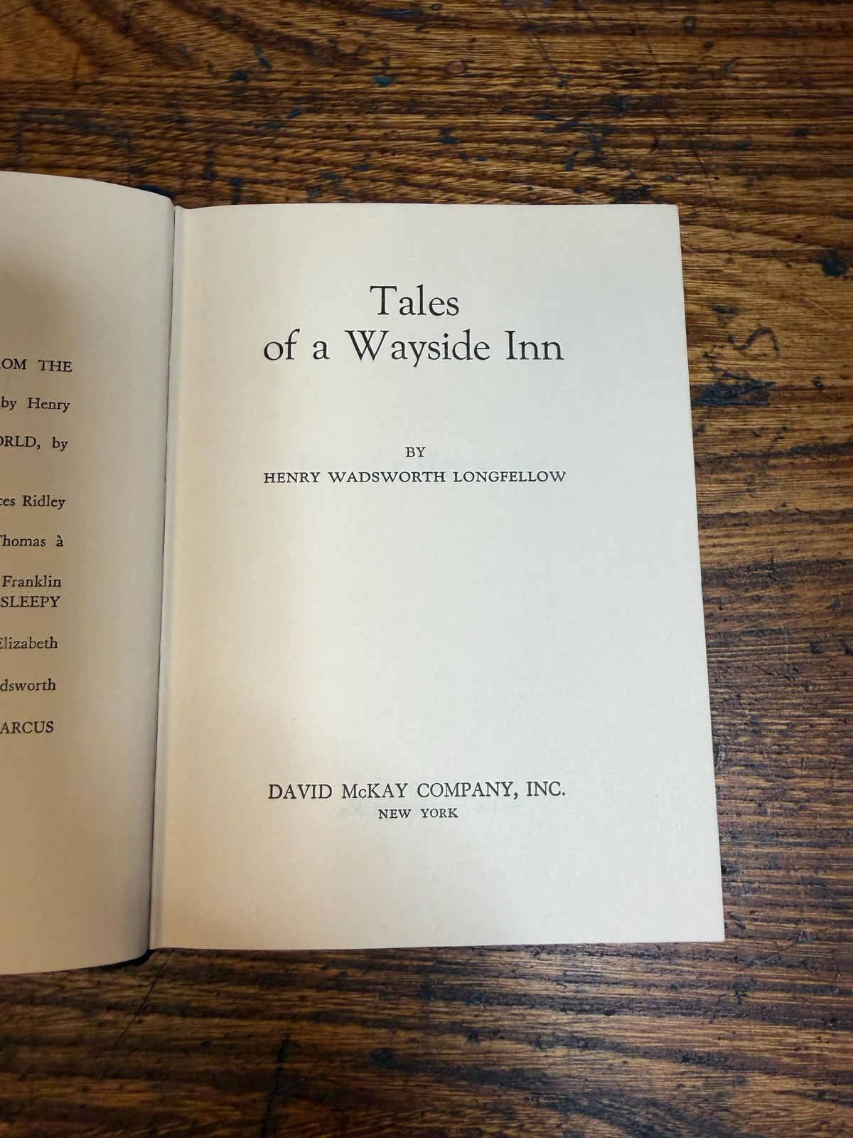 Tales of the Wayside Inn by Henry Wadsworth Longfellow | Hardcover 1966