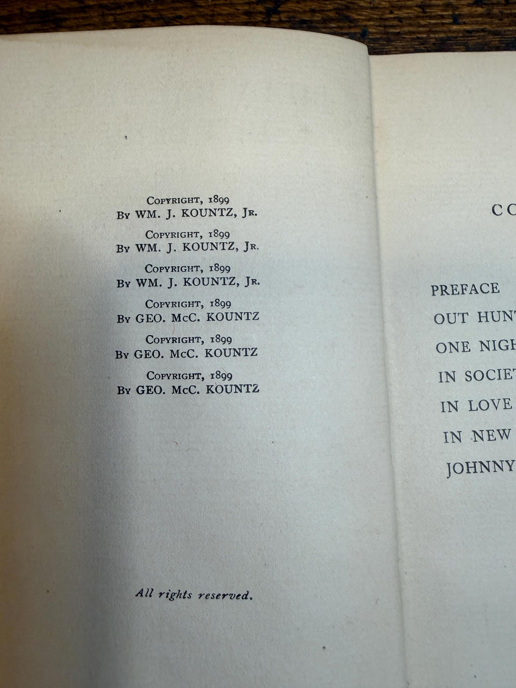 Billy Baxter’s Letters by Wm. J. Kountz Jr. | Hardcover 1899