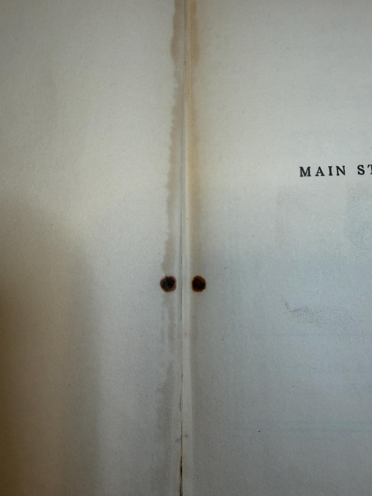 Main Street by Sinclair Lewis | 1920 Hardcover