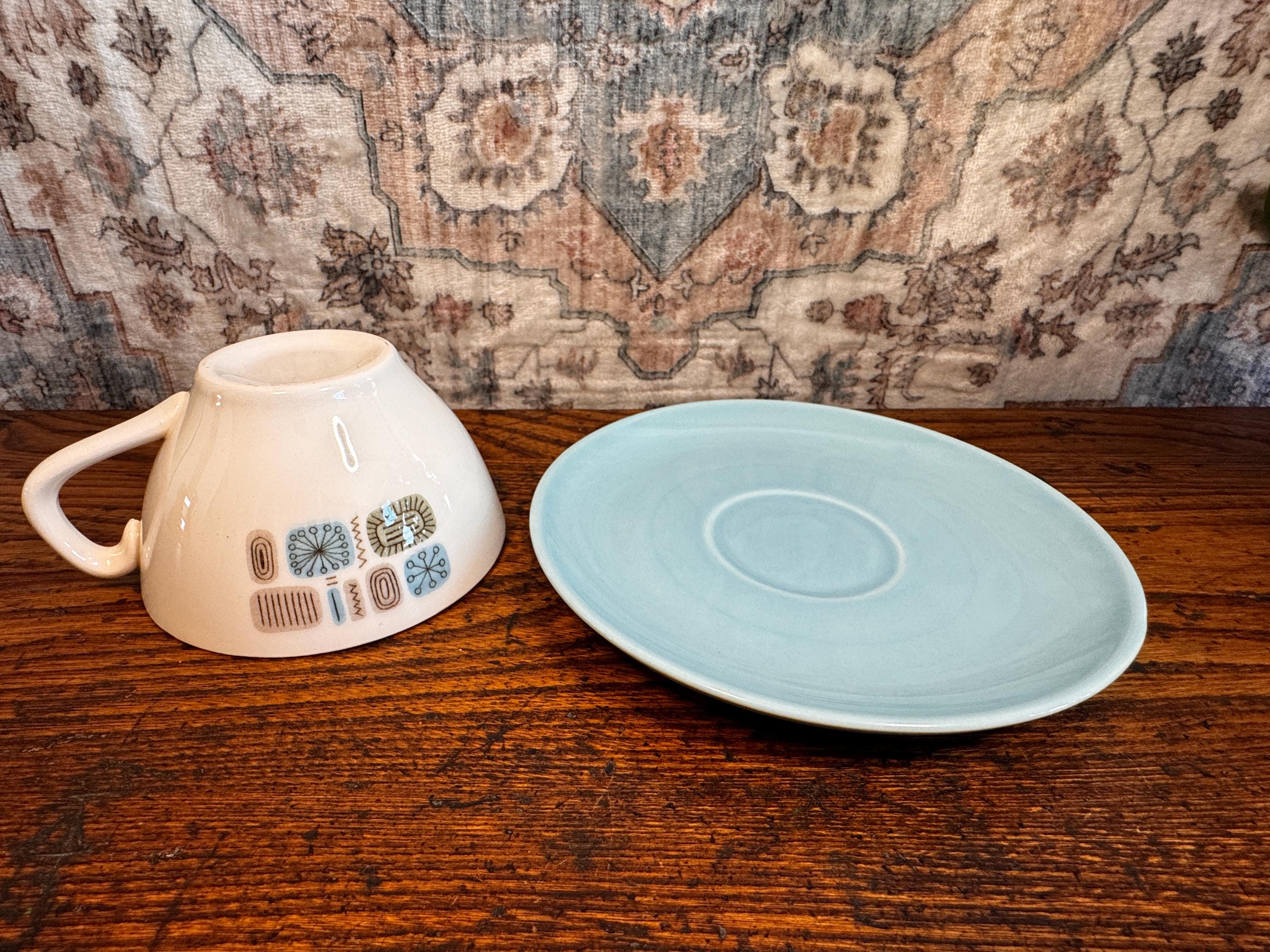 Cup & Saucer Set | 1960s Canonsburg Temporama