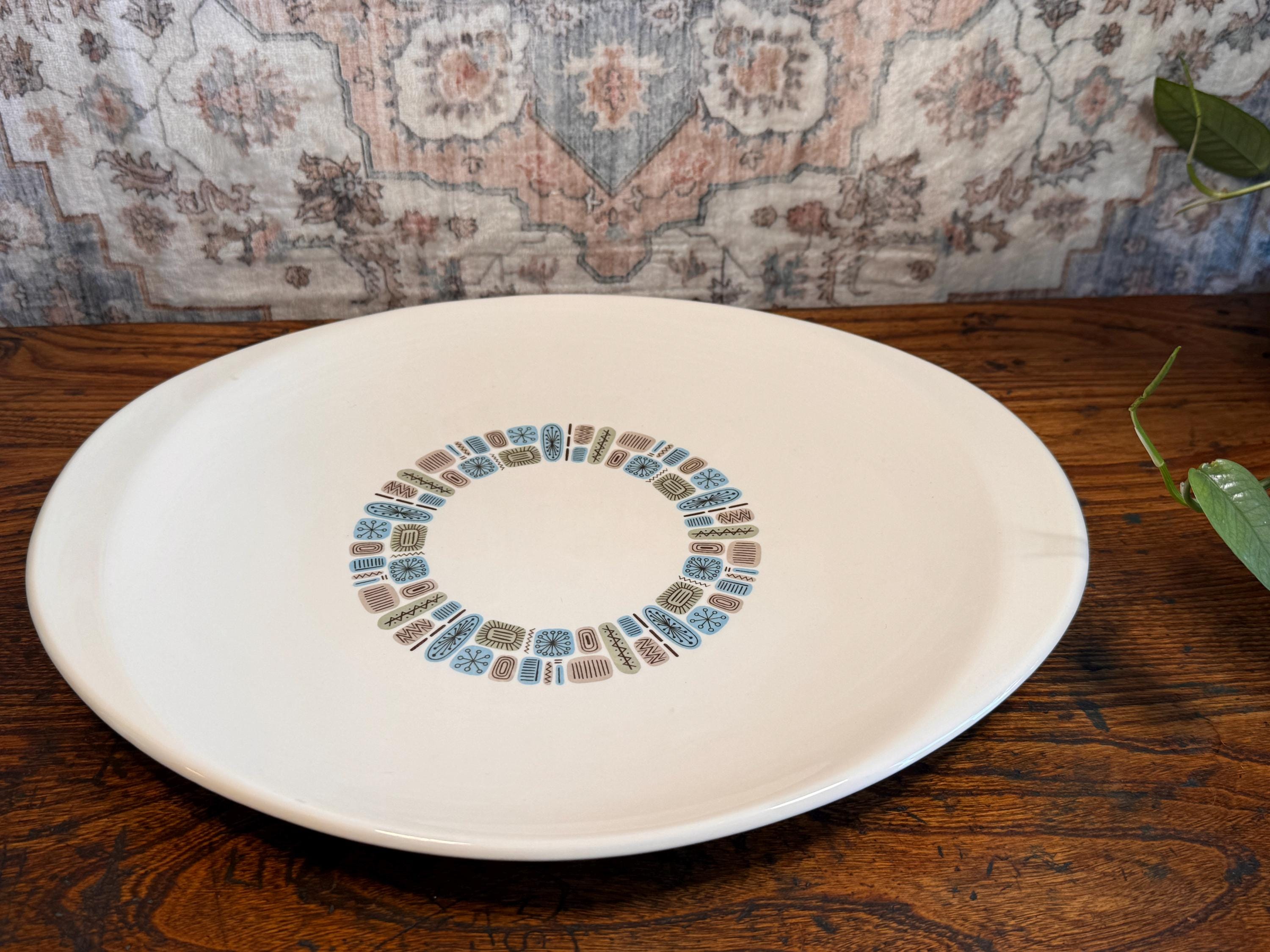13” Serving Platter | 1960s Canonsburg Temporama