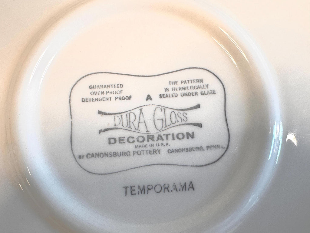 13” Serving Platter | 1960s Canonsburg Temporama
