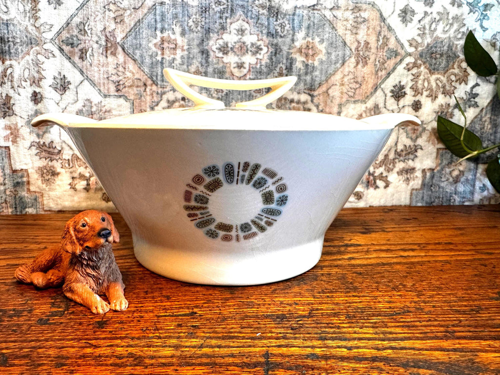 Covered Vegetable Dish | 1960s Canonsburg Temporama