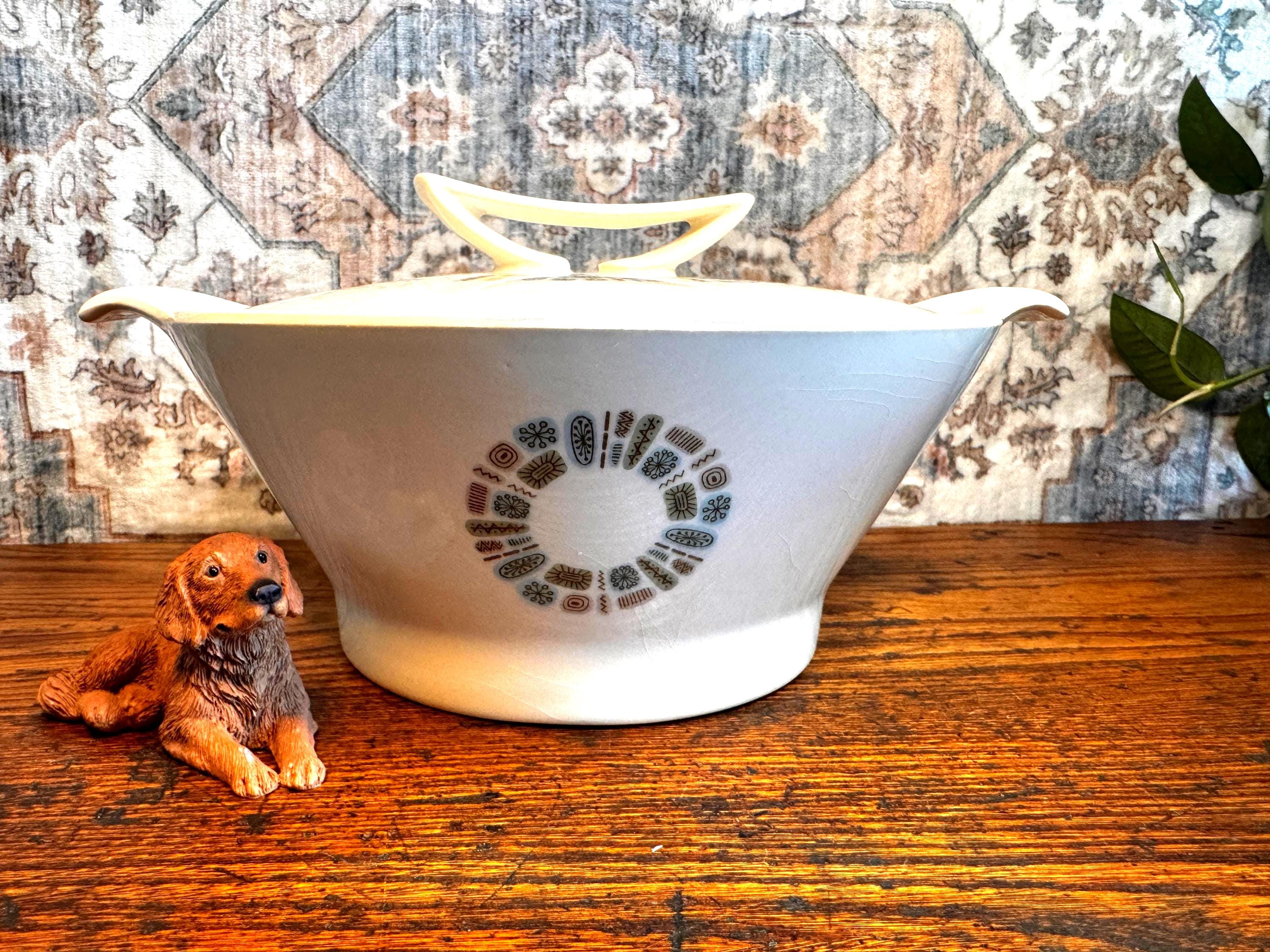 Covered Vegetable Dish | 1960s Canonsburg Temporama