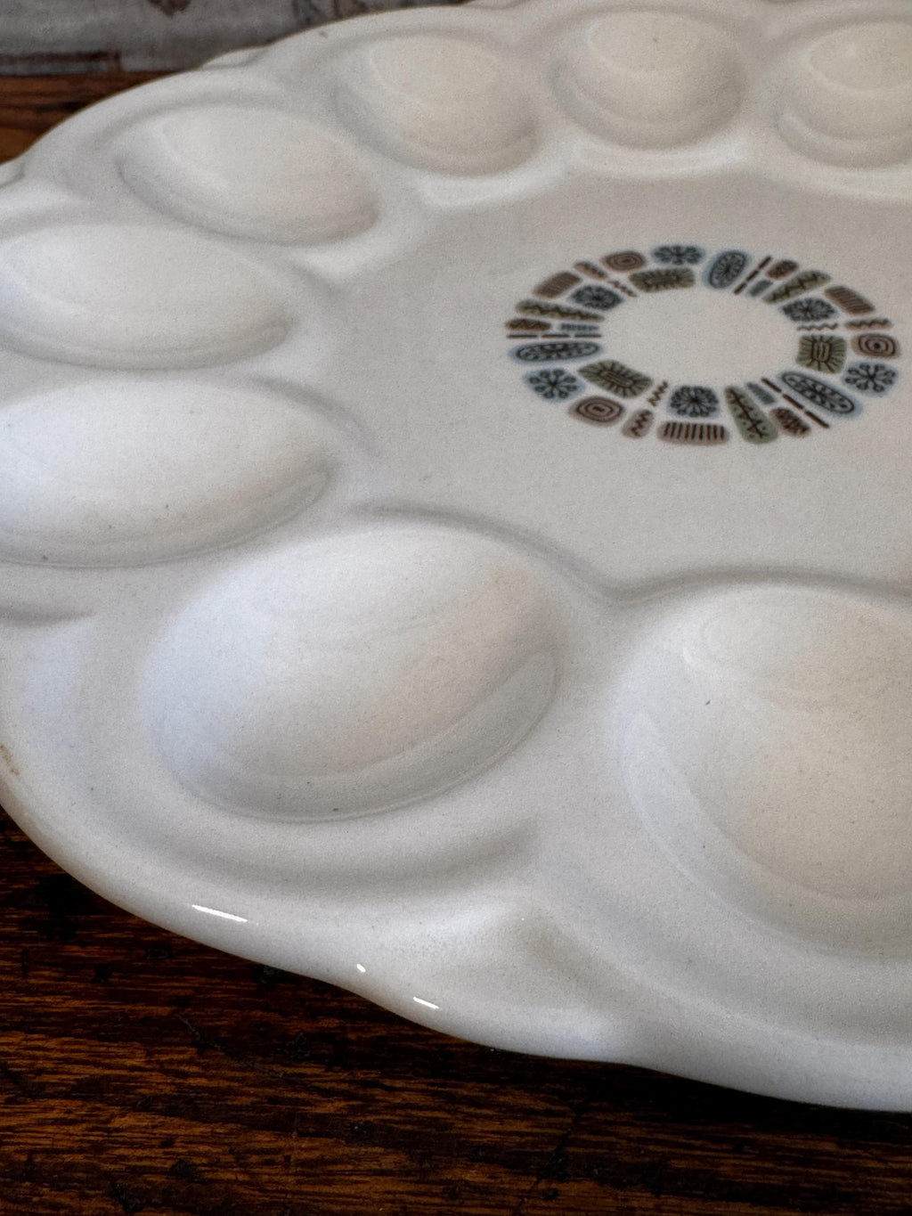 Egg Plate | 1960s Canonsburg Temporama