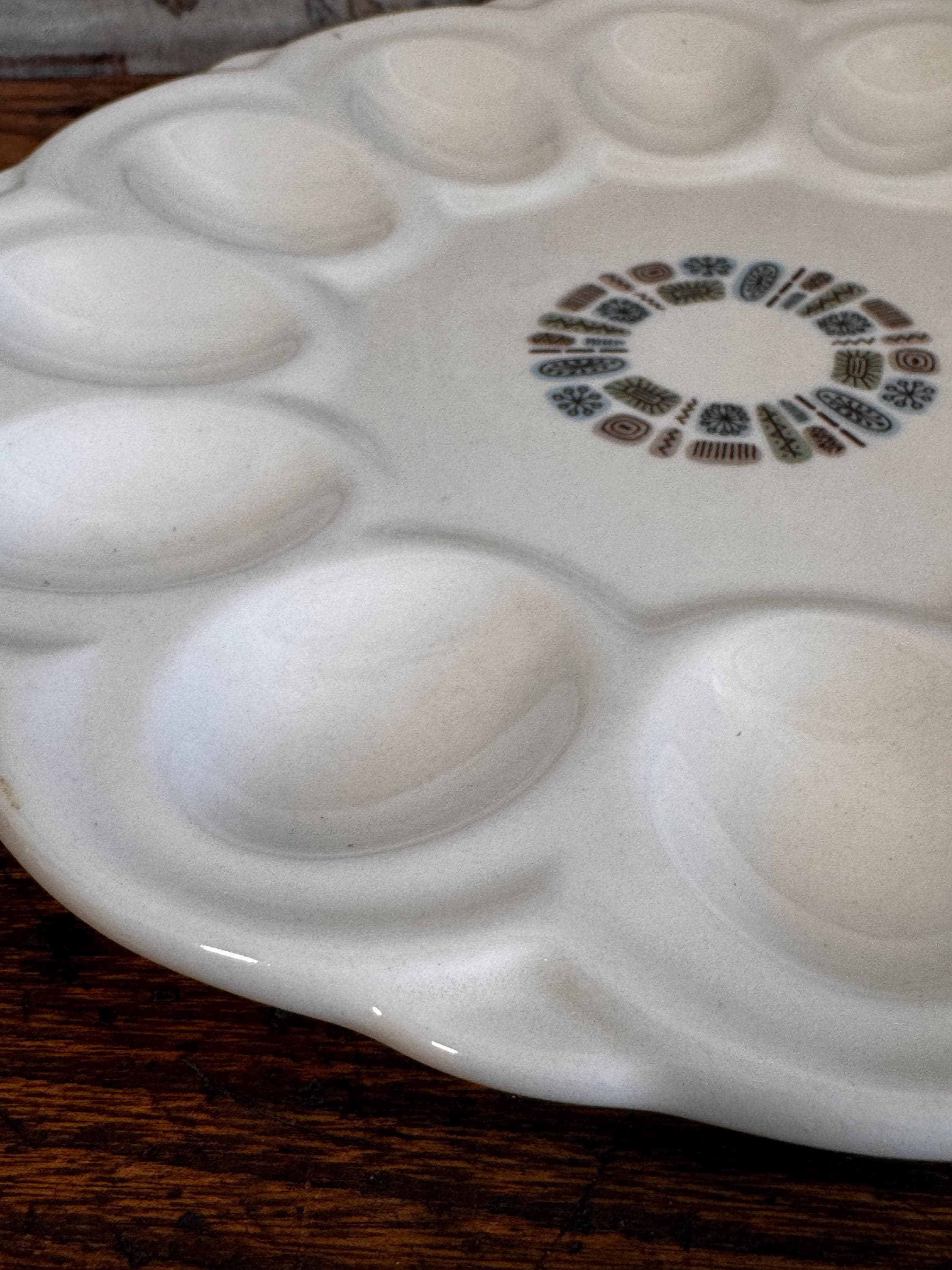 Egg Plate | 1960s Canonsburg Temporama