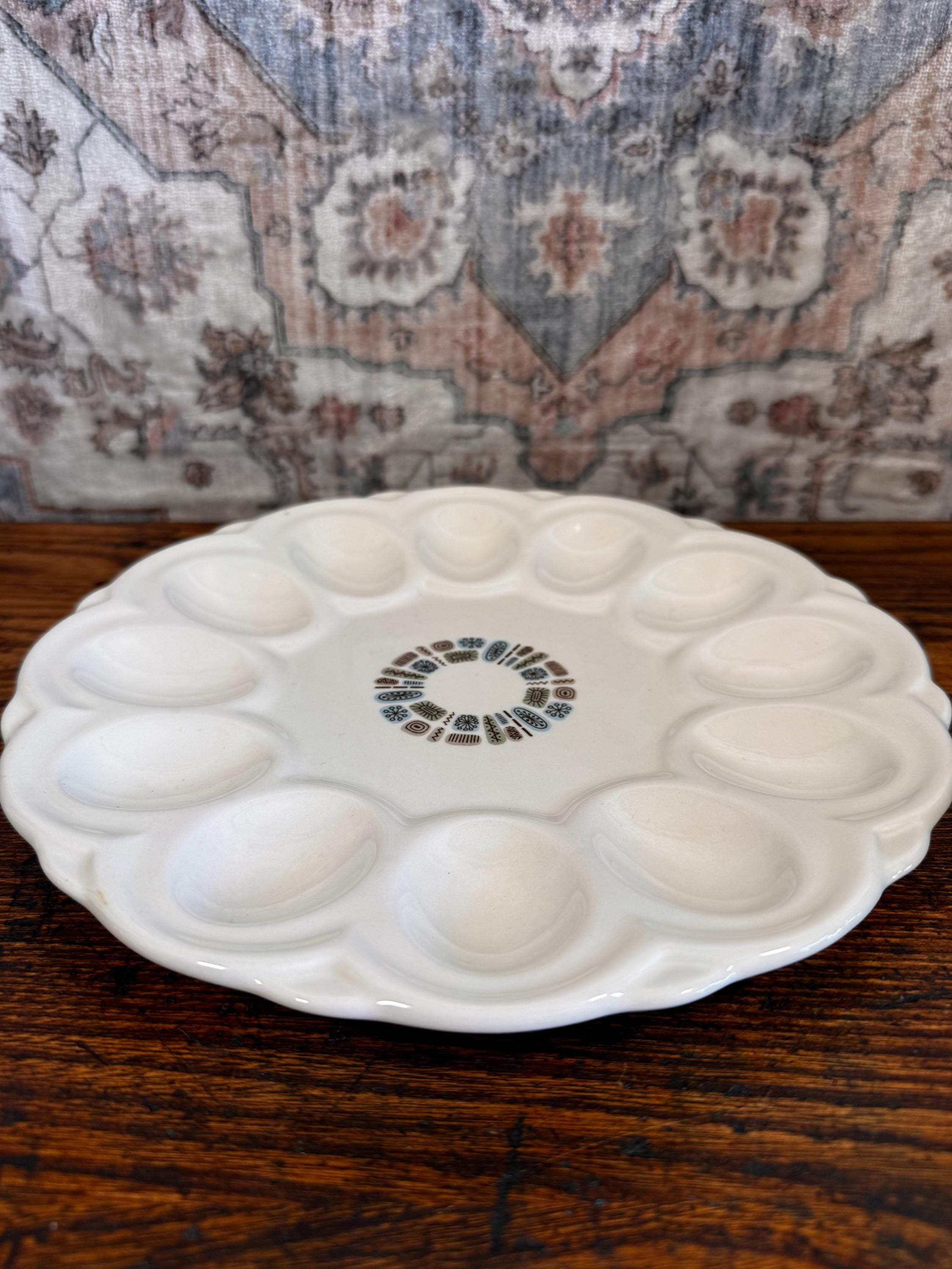 Egg Plate | 1960s Canonsburg Temporama