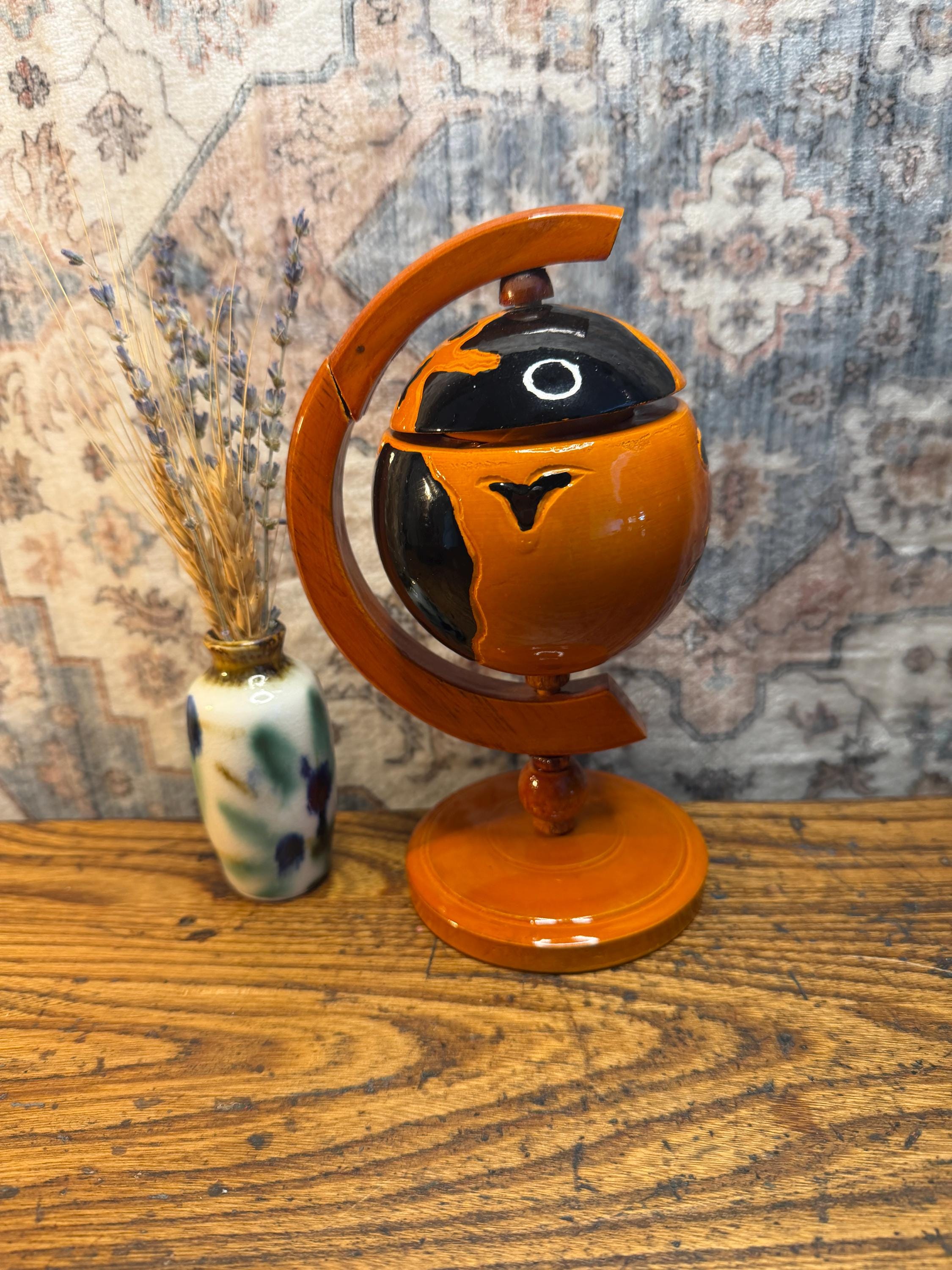 St. Kitts Globe Storage Decor with Stand