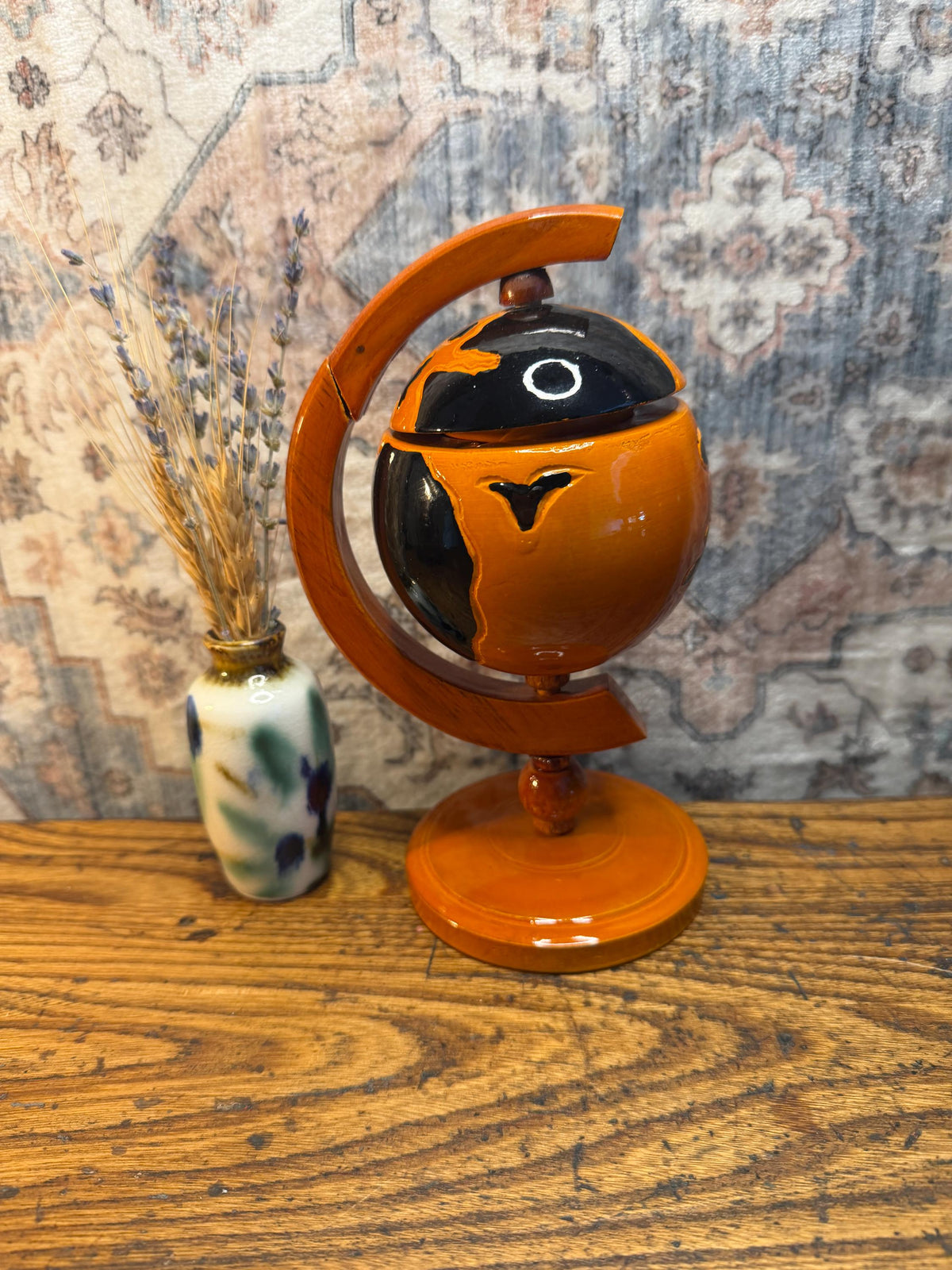 St. Kitts Globe Storage Decor with Stand