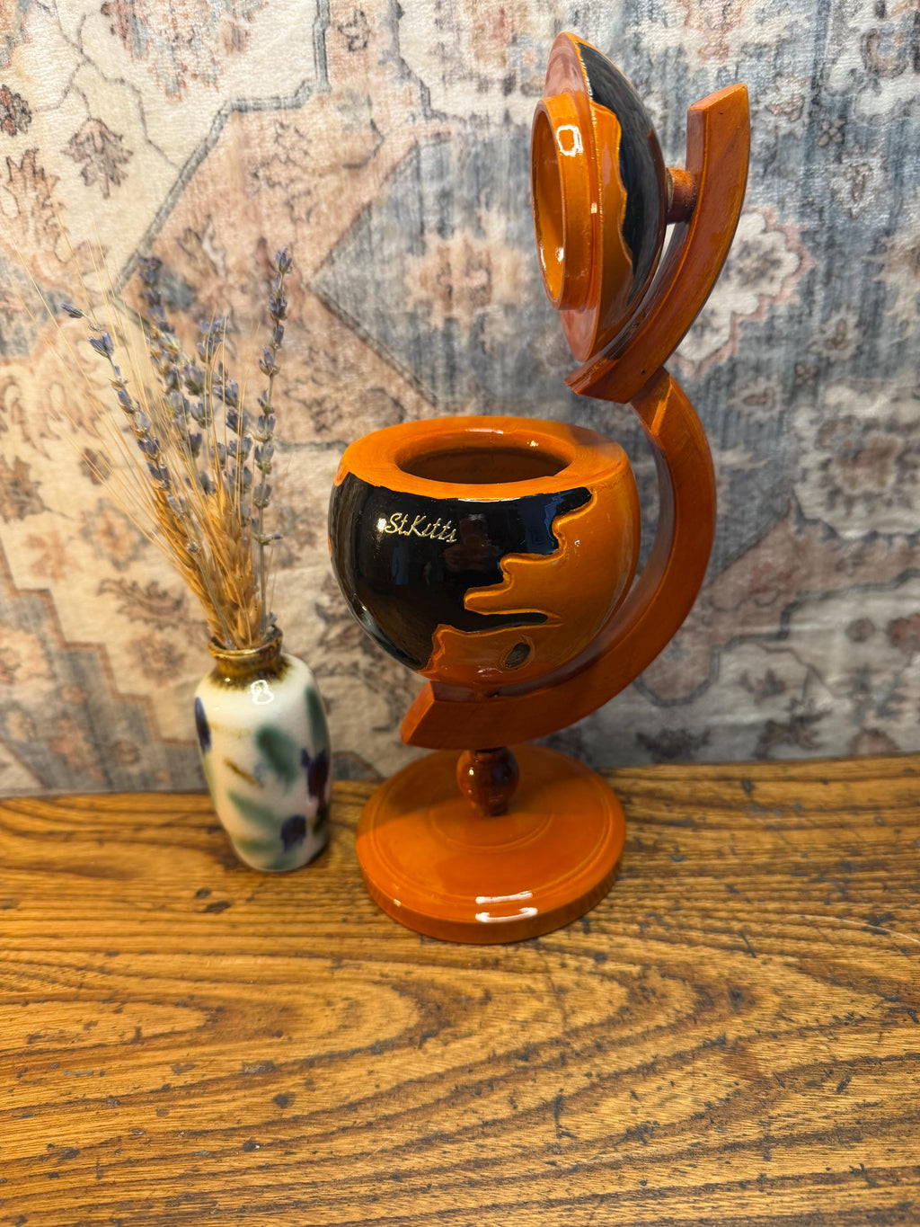 St. Kitts Globe Storage Decor with Stand