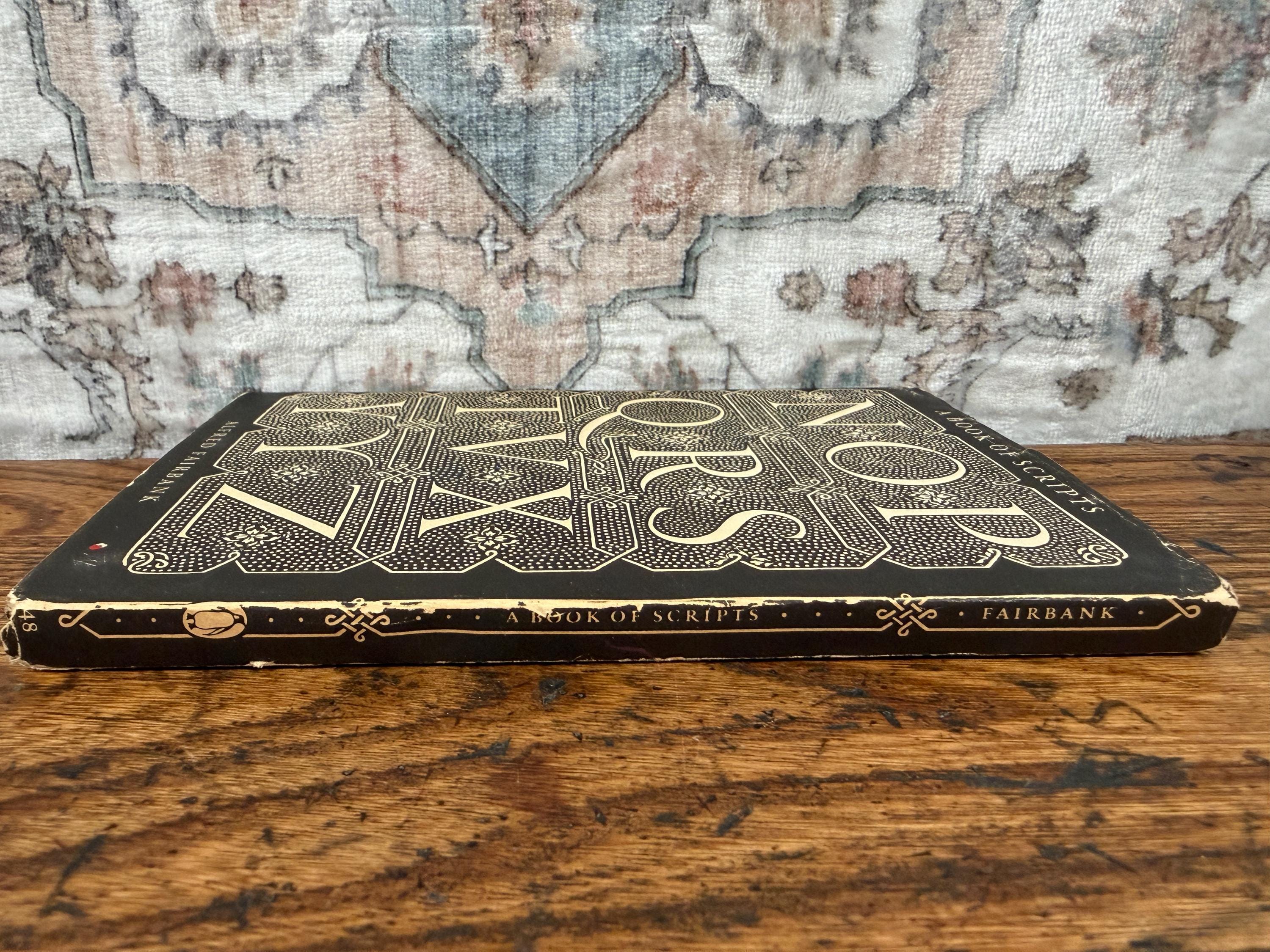 A Book of Scripts by Alfred Fairbank | 1960 Hardcover