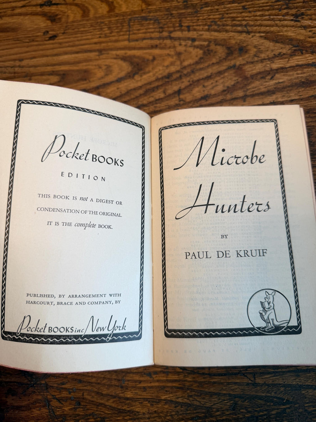 Microbe Hunters by Paul de Kruif | 1941 Paperback