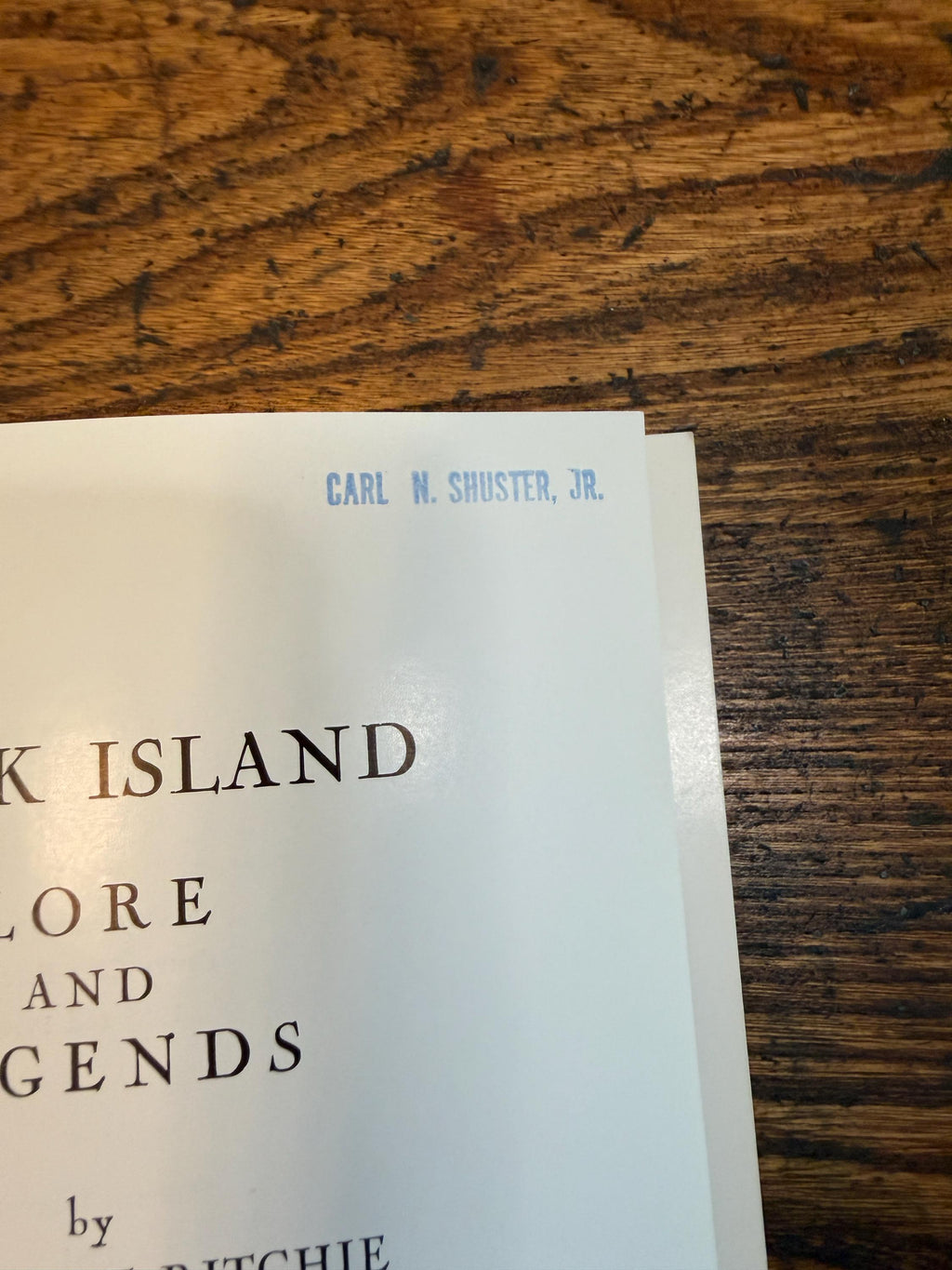 Block Island by Ethel Colt Ritchie | 1965 Paperback