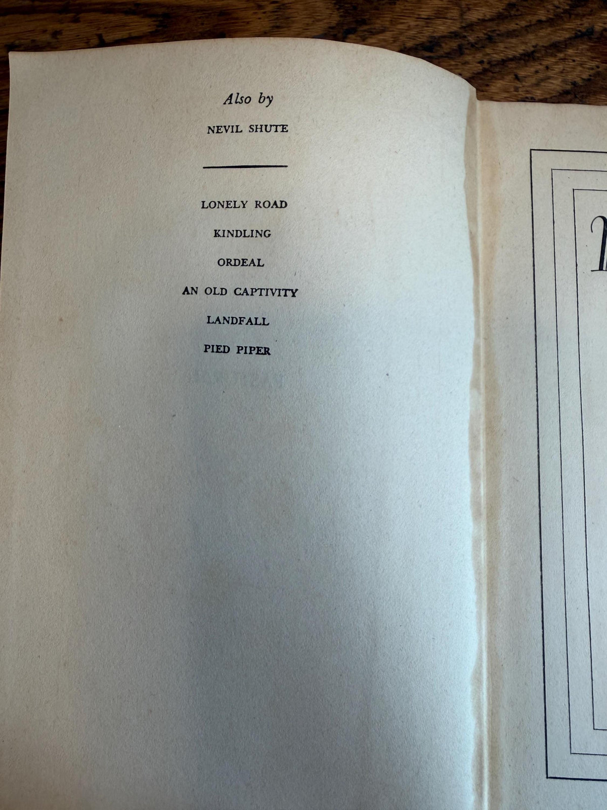 Pastoral by Nevil Shute | 1944 Hardcover