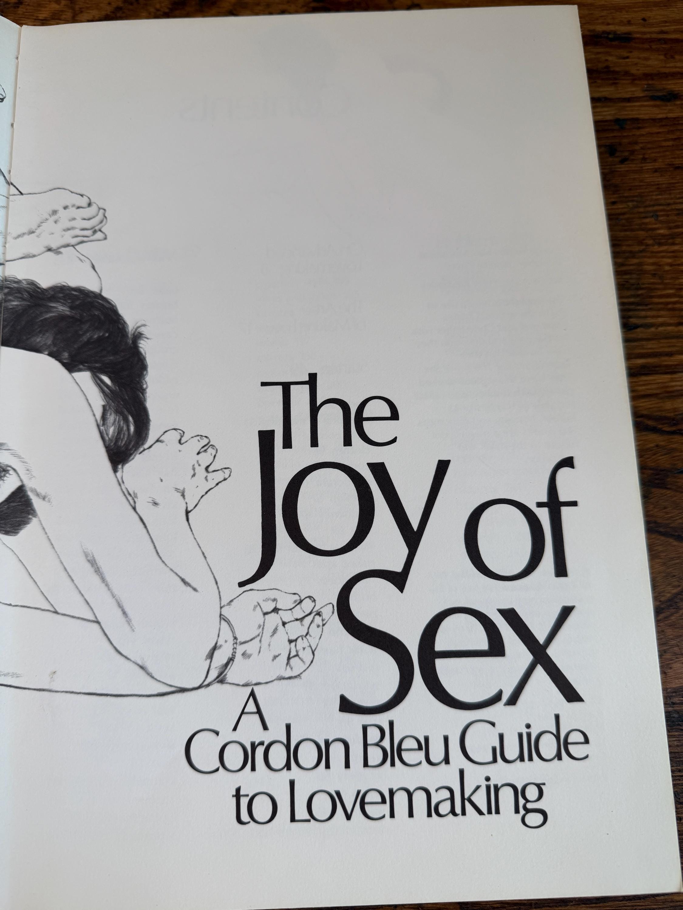 The Joy of Sex by Alex Comfort | 1972 Hardcover