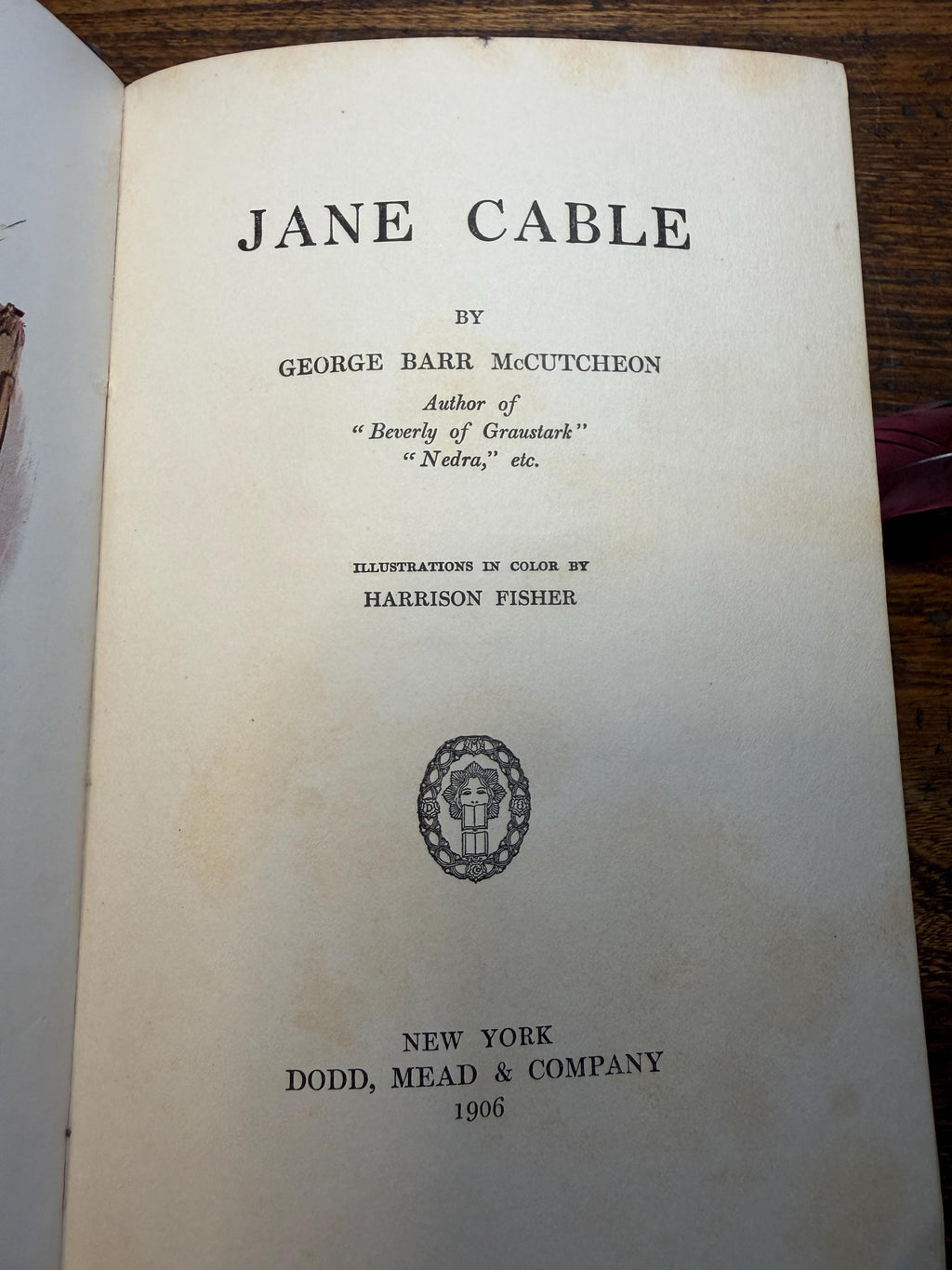 Jane Cable by George Barr McCutcheon | Hardcover 1906