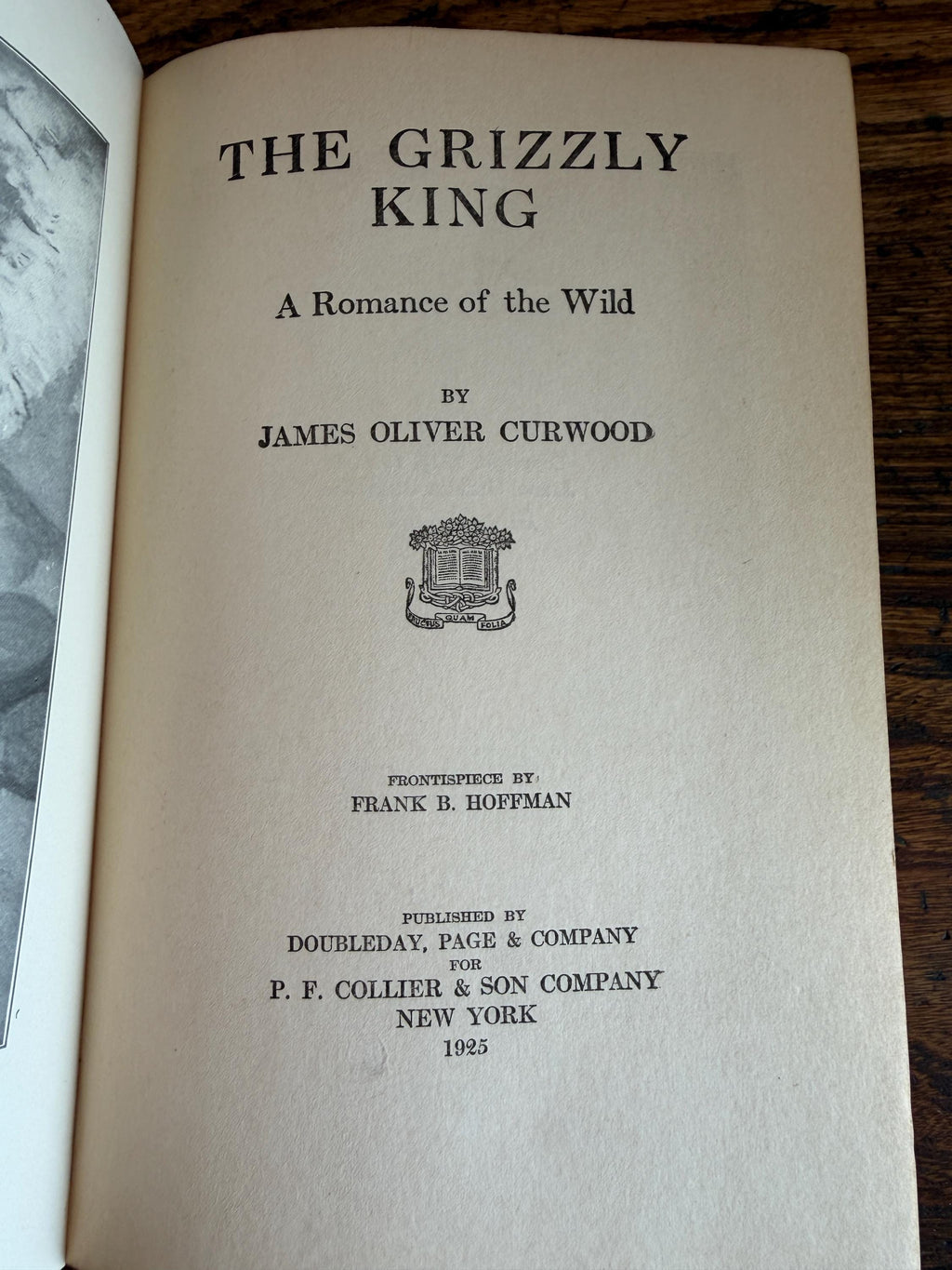 The Grizzly King by James Oliver Curwood | 1925 Hardcover