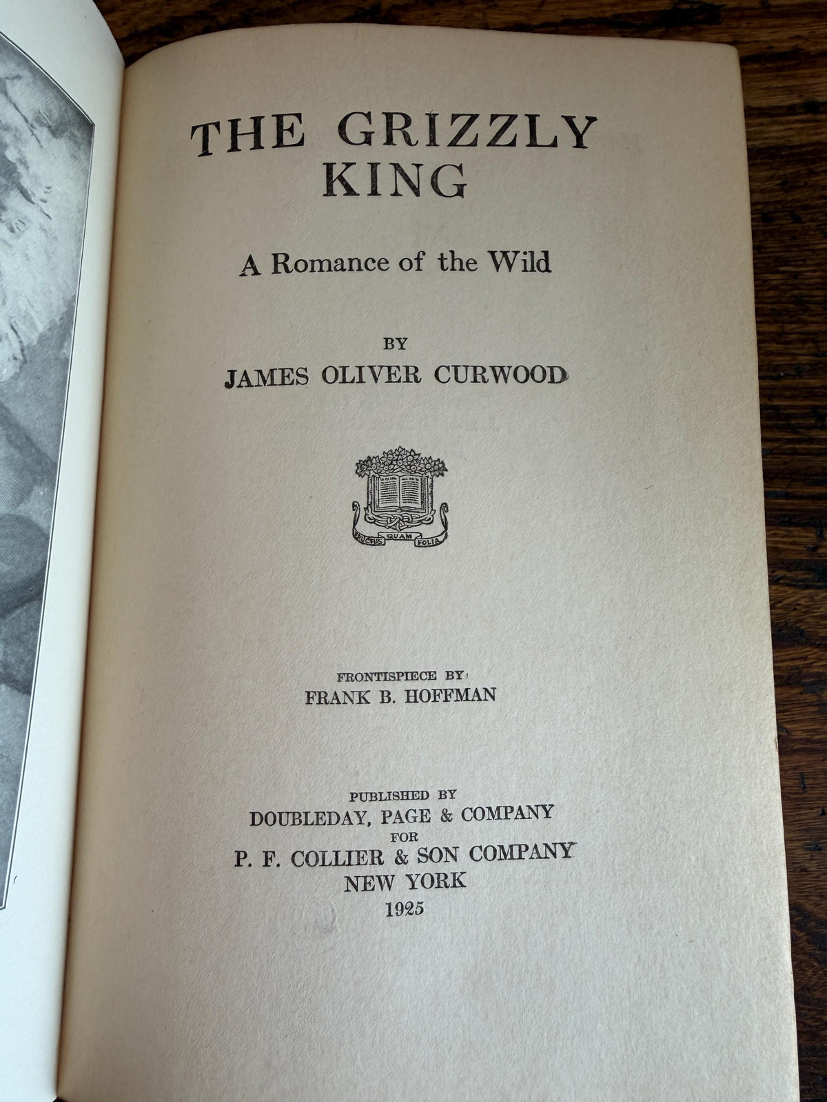 The Grizzly King by James Oliver Curwood | 1925 Hardcover