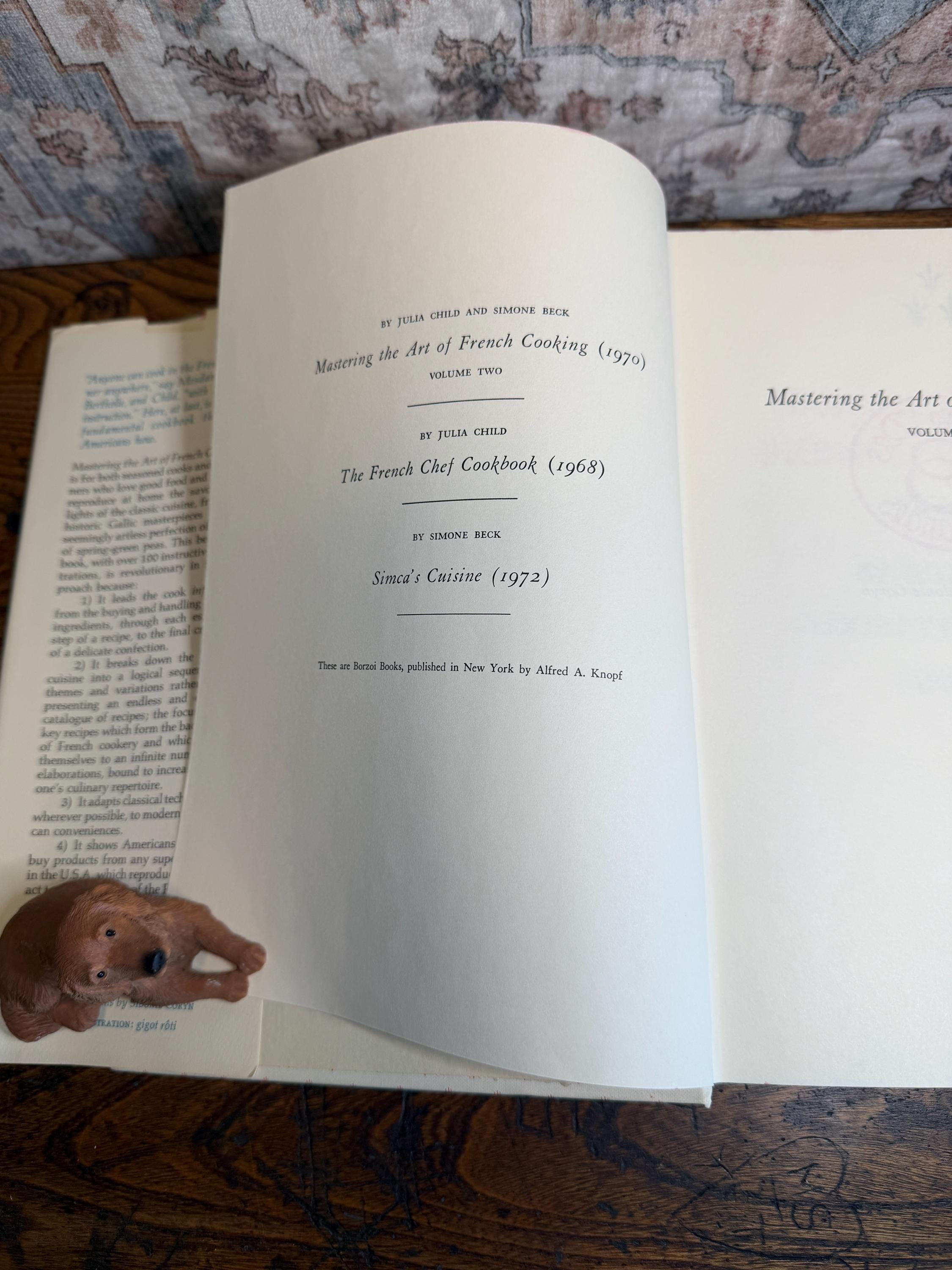 Mastering the Art of French Cooking by Julia Child | Hardcover 1973