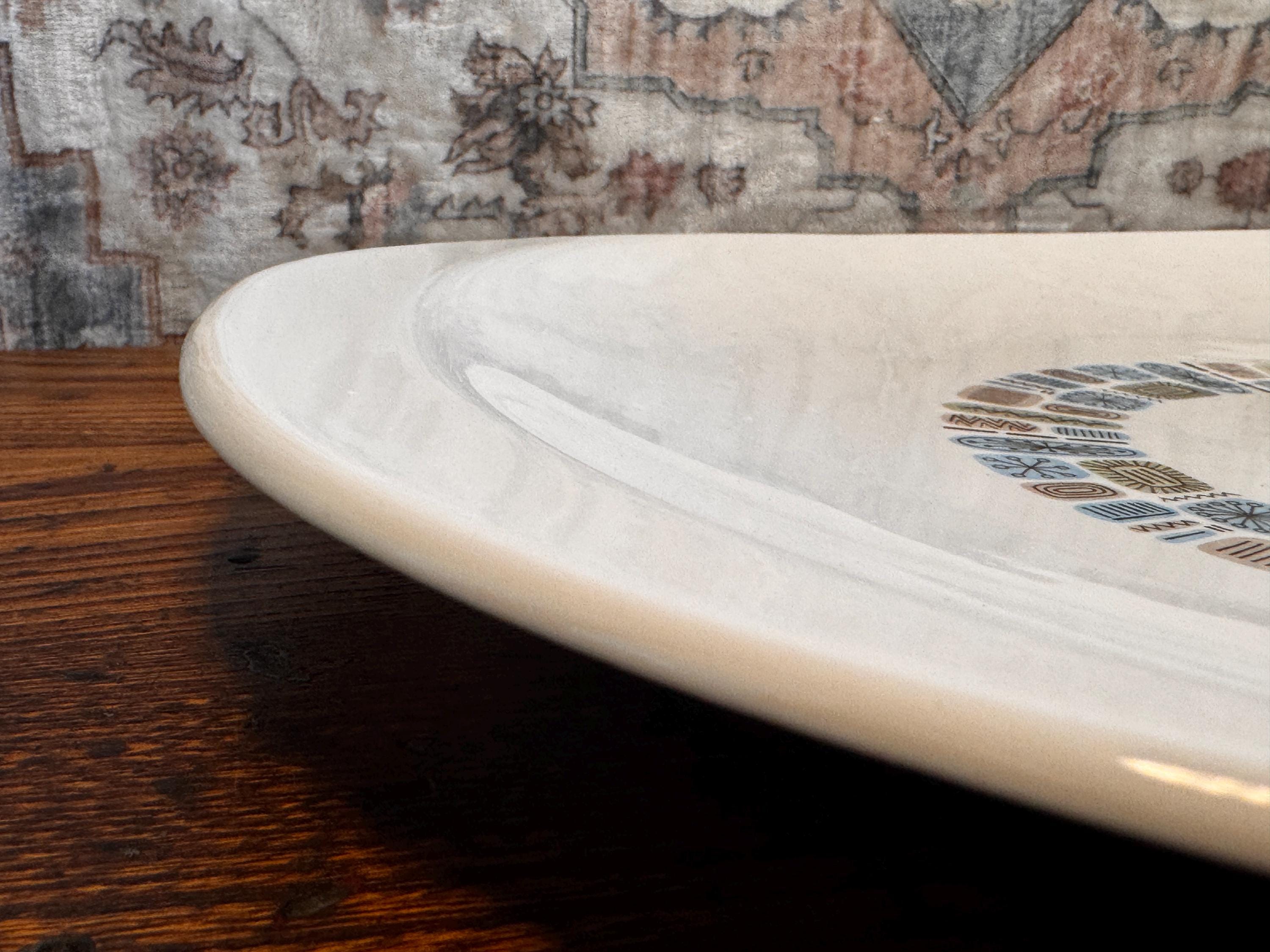13” Serving Platter | 1960s Canonsburg Temporama