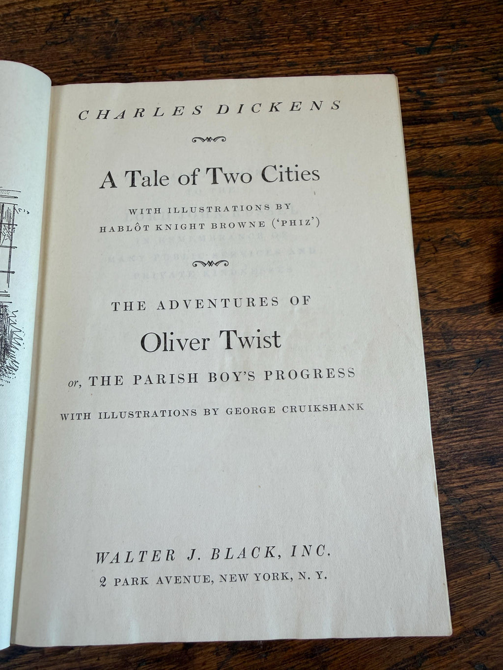 A Tale of Two Cities & Oliver Twist by Charles Dickens | Hardback