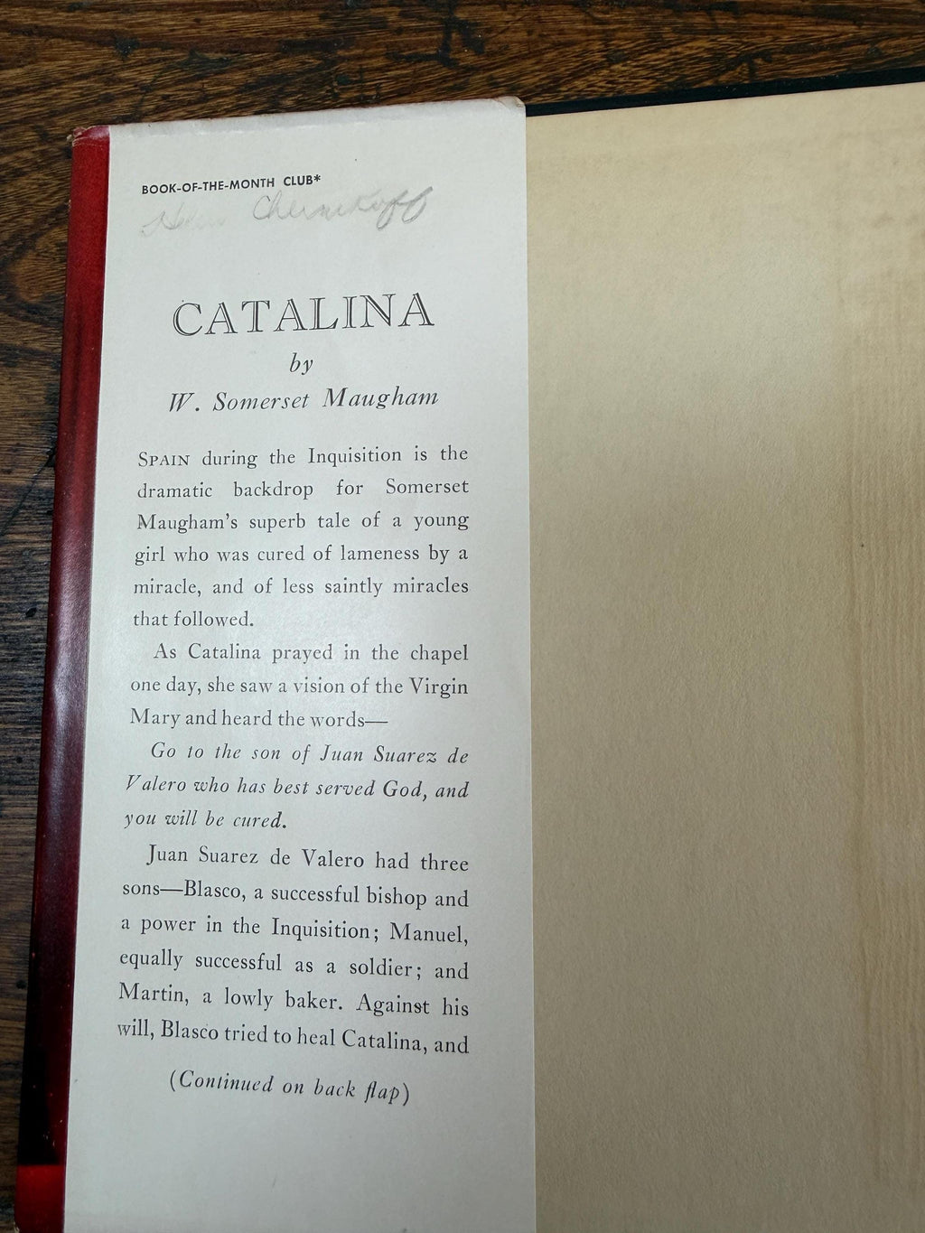 Catalina by W. Somerset Maugham | Hardback 1948