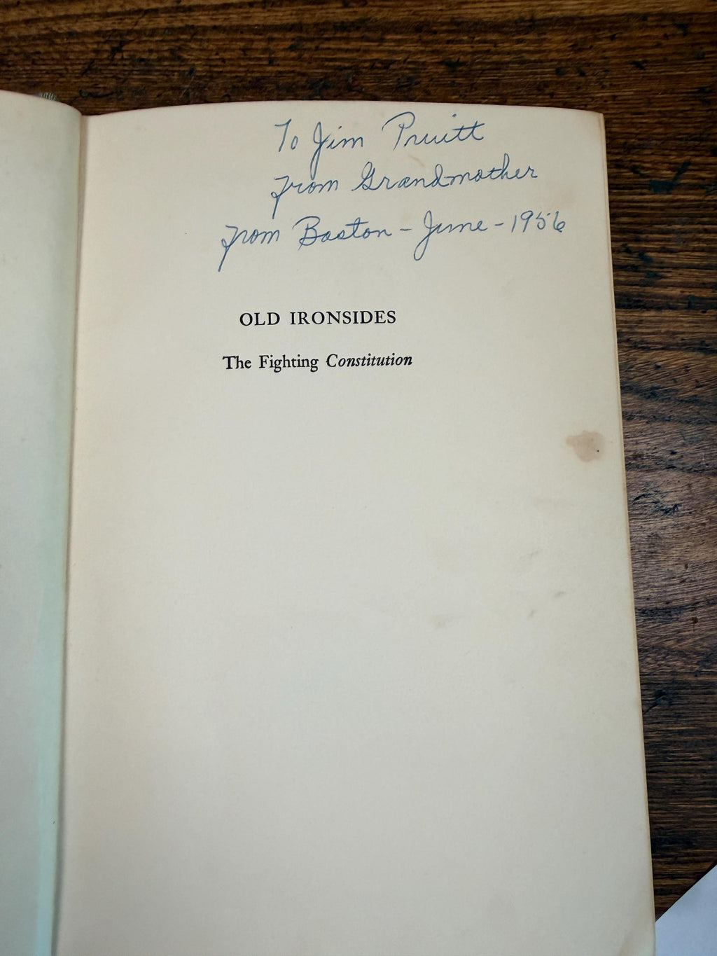 Old Ironsides: The Fighting Constitution by Harry Hansen | Hardcover Second Printing