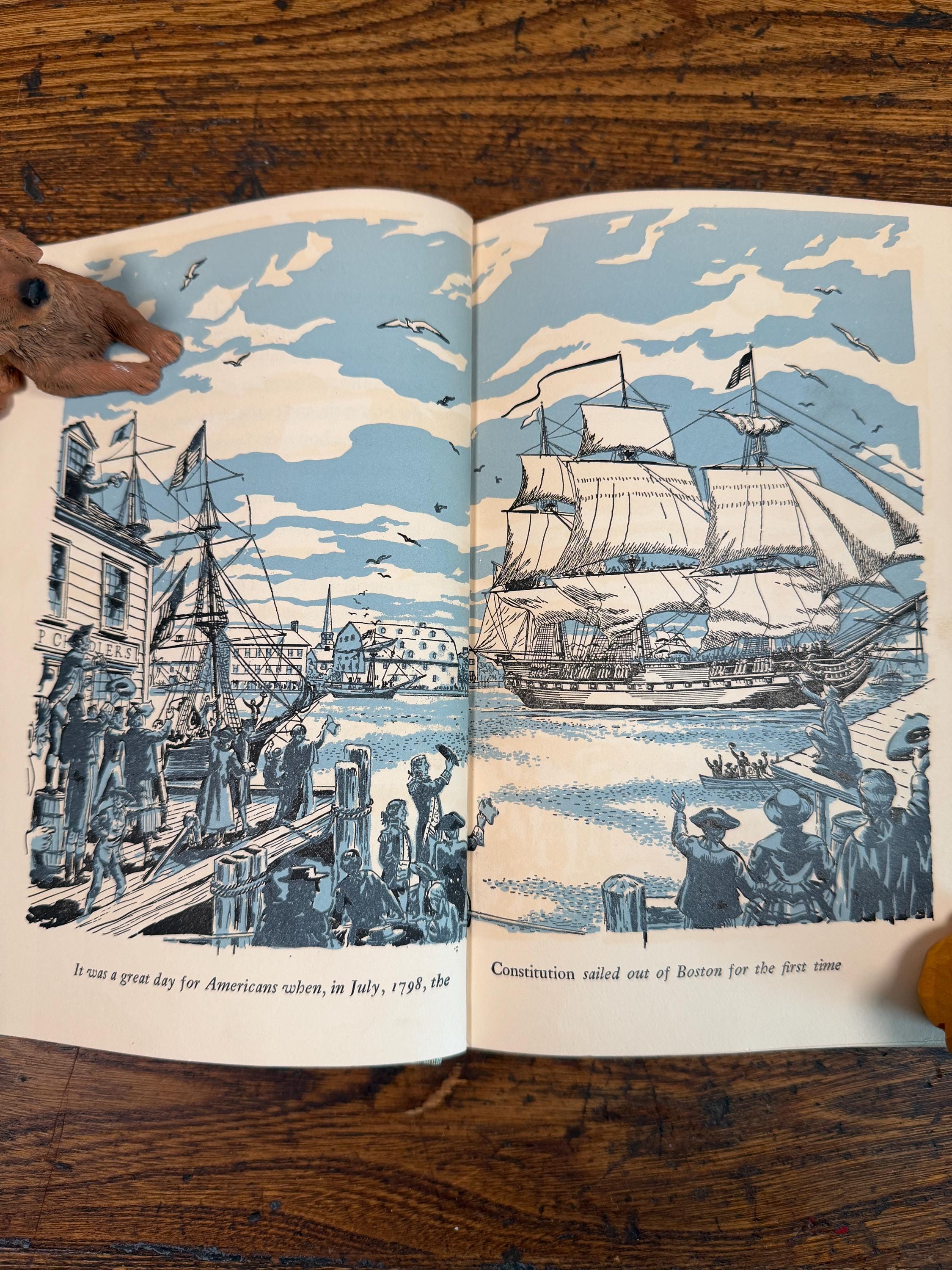 Old Ironsides: The Fighting Constitution by Harry Hansen | Hardcover Second Printing