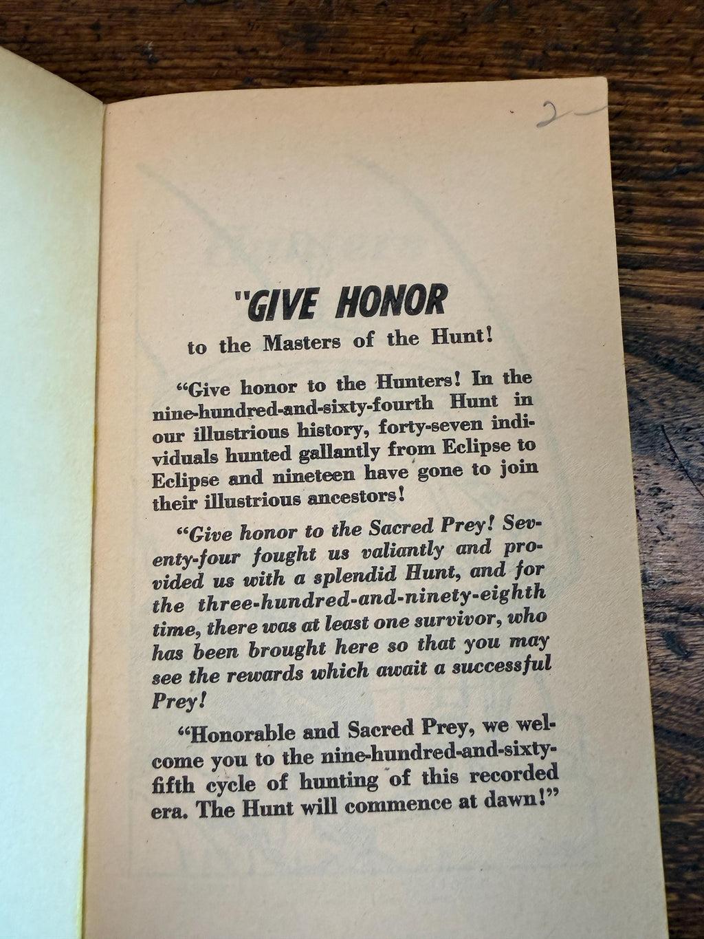 Hunters of the Red Moon by Marion Zimmer Bradley | First Printing Paperback 1973