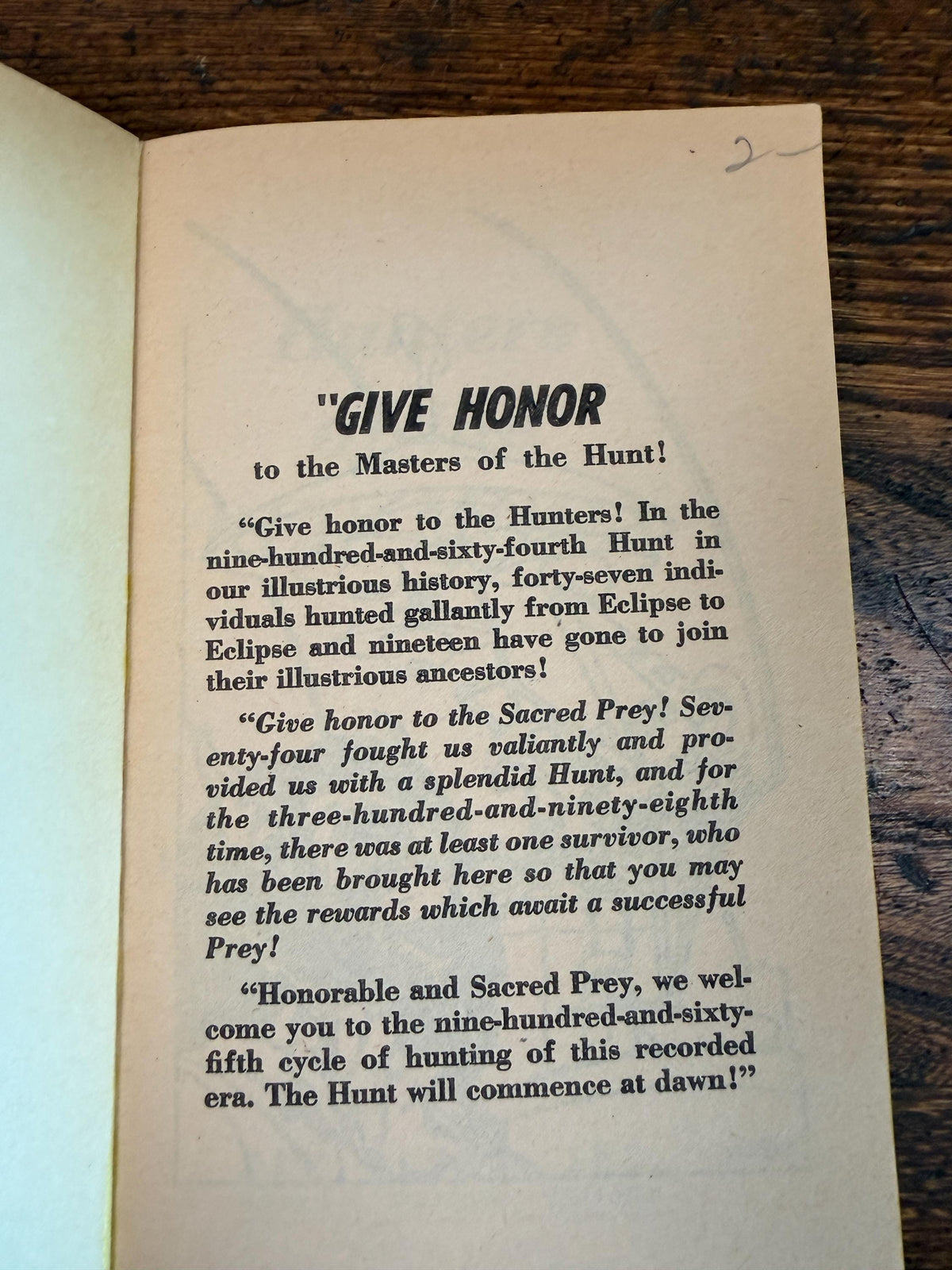 Hunters of the Red Moon by Marion Zimmer Bradley | First Printing Paperback 1973