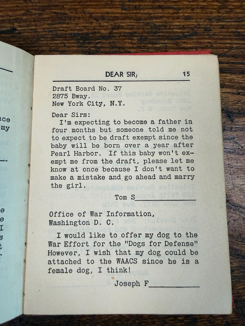 Dear Sir. by Juliet Lowell | Hardcover 1944